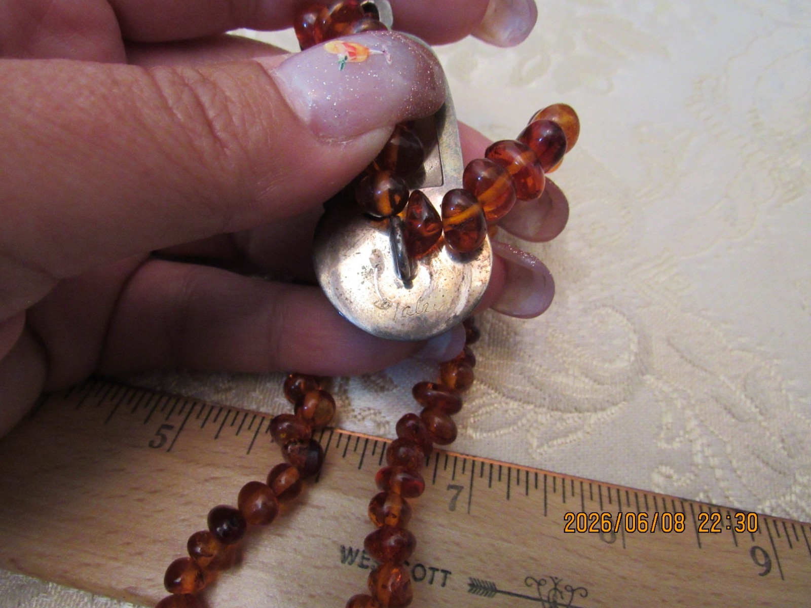 VTG Amy Kahn Russel Stone Necklace