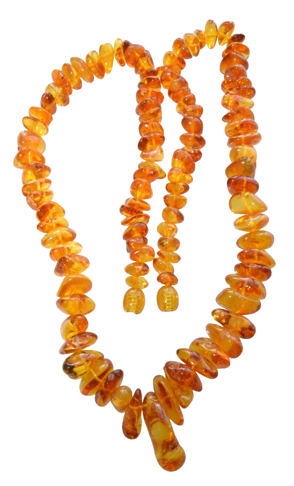 ✅54cm = 28gr RUSSIAN SOVIET BALTIC AMBER BEAD NECKLACE 琥珀 BRACELET STONE PENDANT