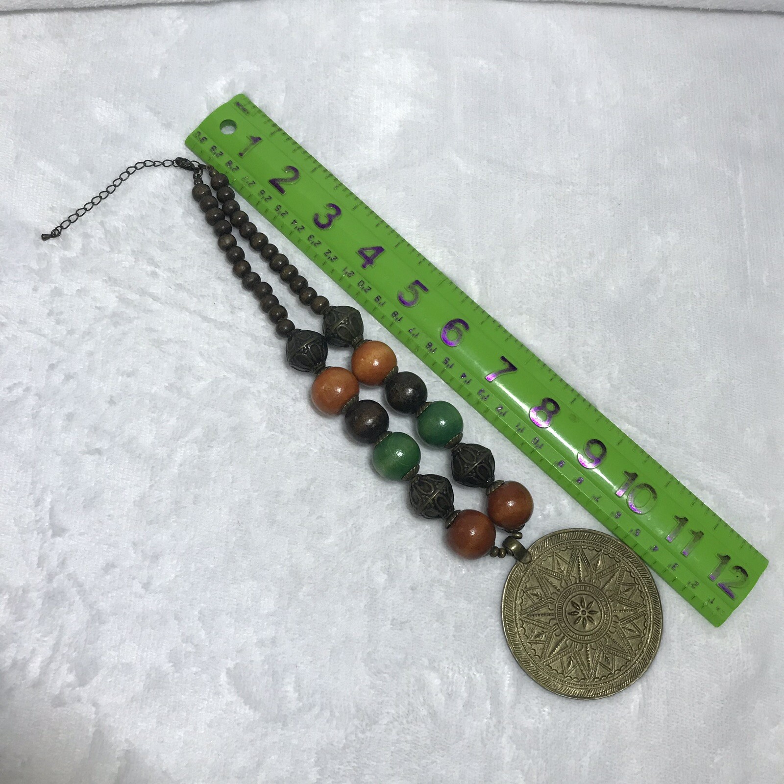 Vintage Chunky Big Statement Beaded Necklace