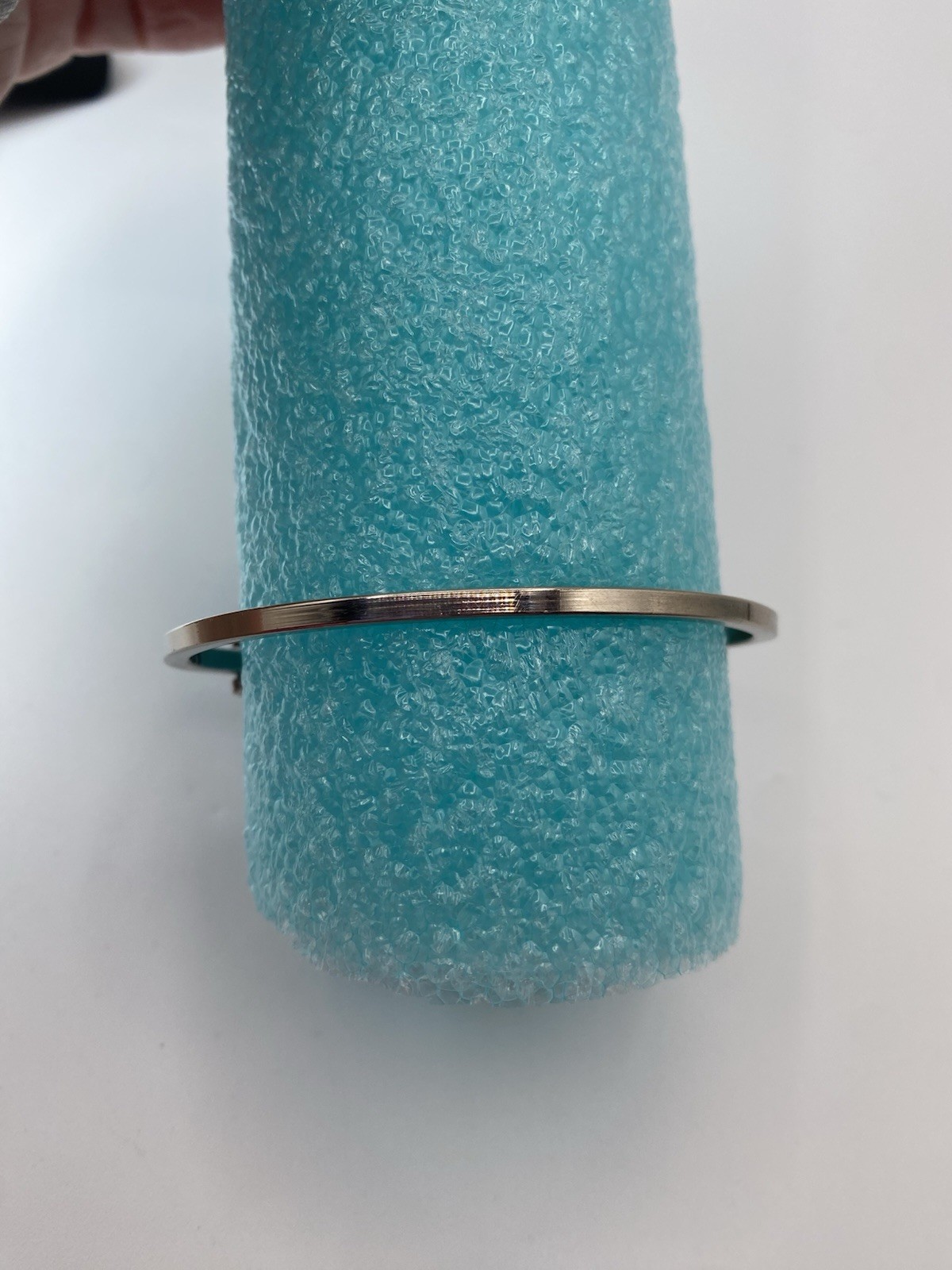 Pick (1)Mexico Silver Abalone Inlay Tension Cuff Bracelet-Black,Purple, or Pink