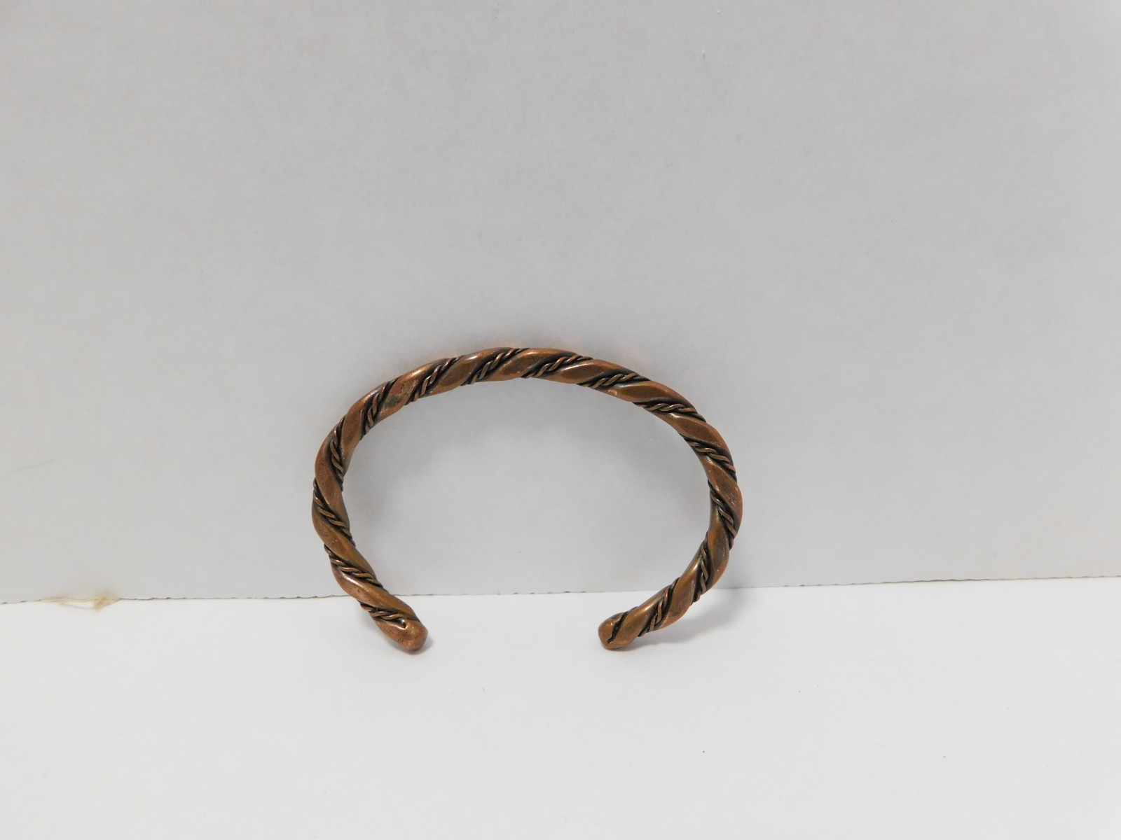 Vintage South Western Twisted Copper Cuff Bracelet