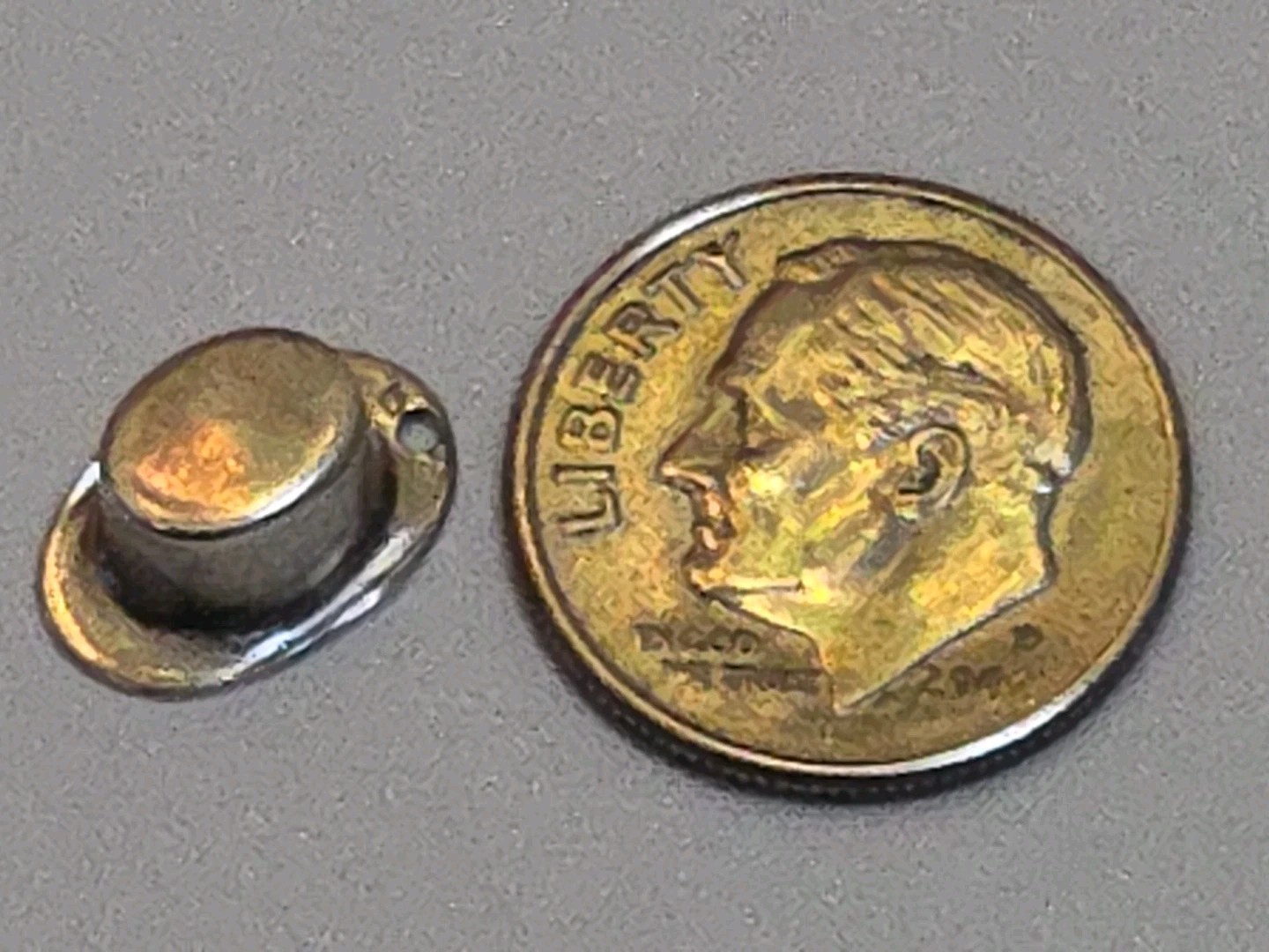Sterling Silver ~ Top Hat Charm ~ NICE Simple Design ~ VINTAGE