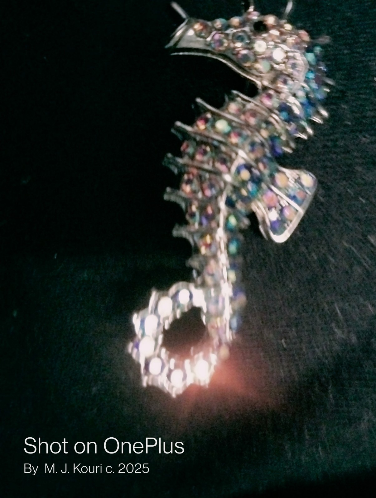 Darling Vintage Sea Horse Pin Owned By Doris Day & Rock Hudson