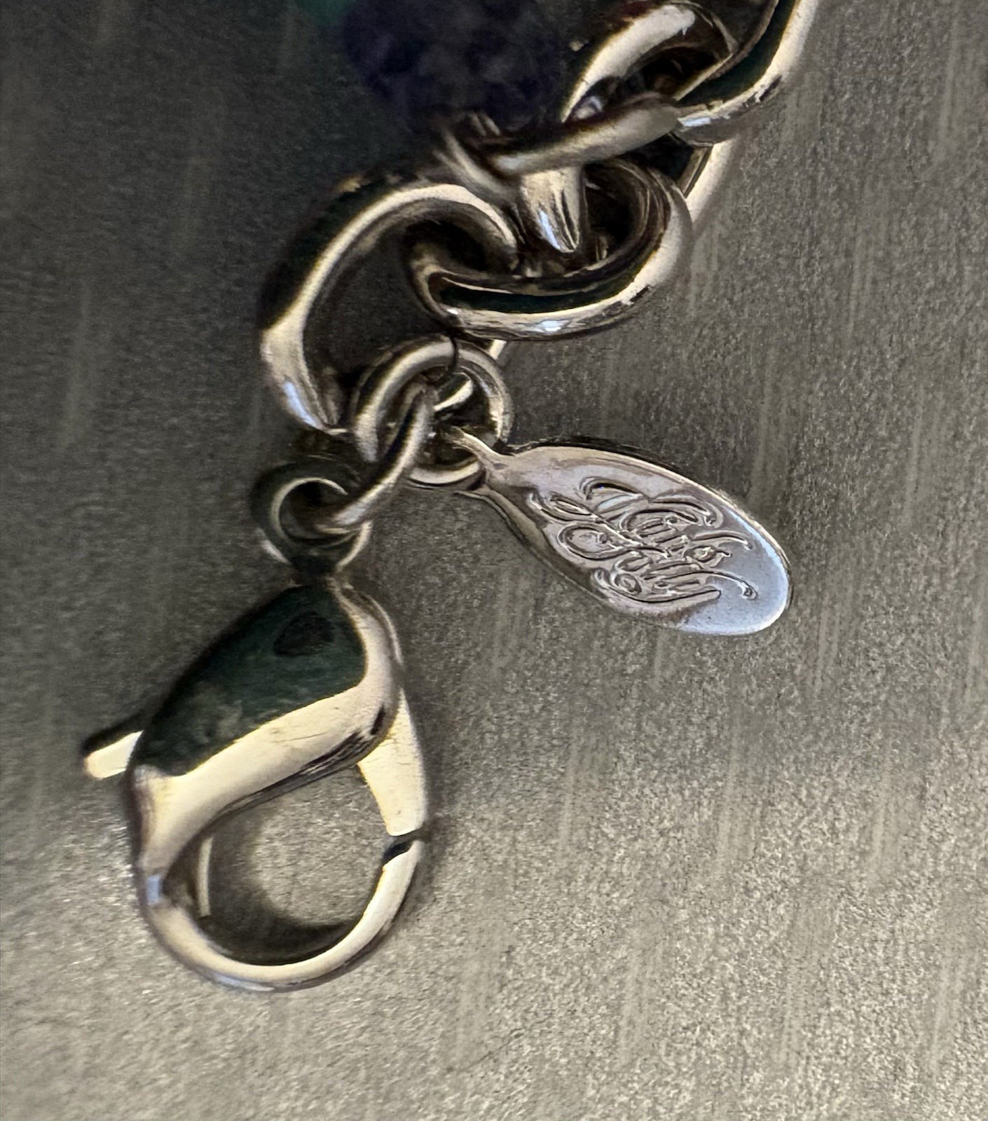 Vintage Kirks Folly Cat Lover Garden Fairies Whimsical Charm Bracelet Silvertone