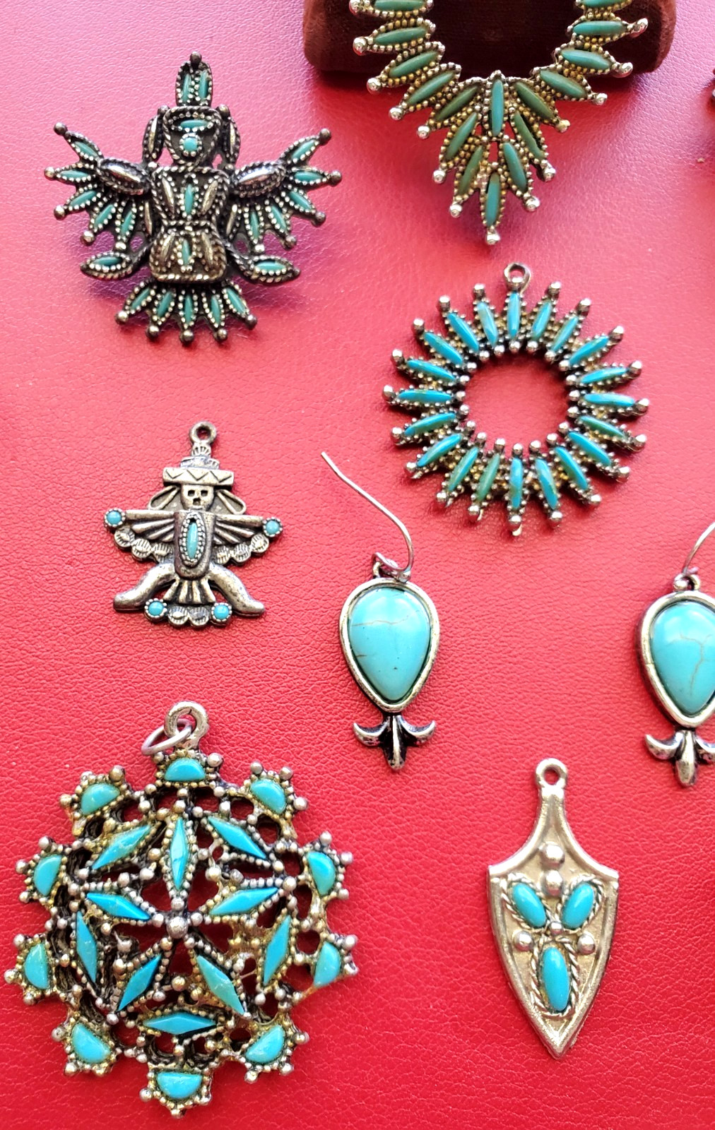 Vintage Southwest Native American Costume Souvenir Wearable Jewelry Lot