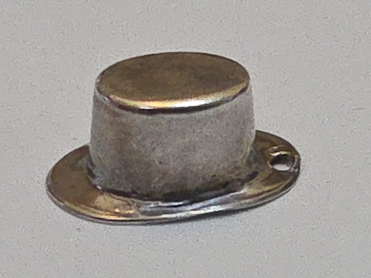 Sterling Silver ~ Top Hat Charm ~ NICE Simple Design ~ VINTAGE