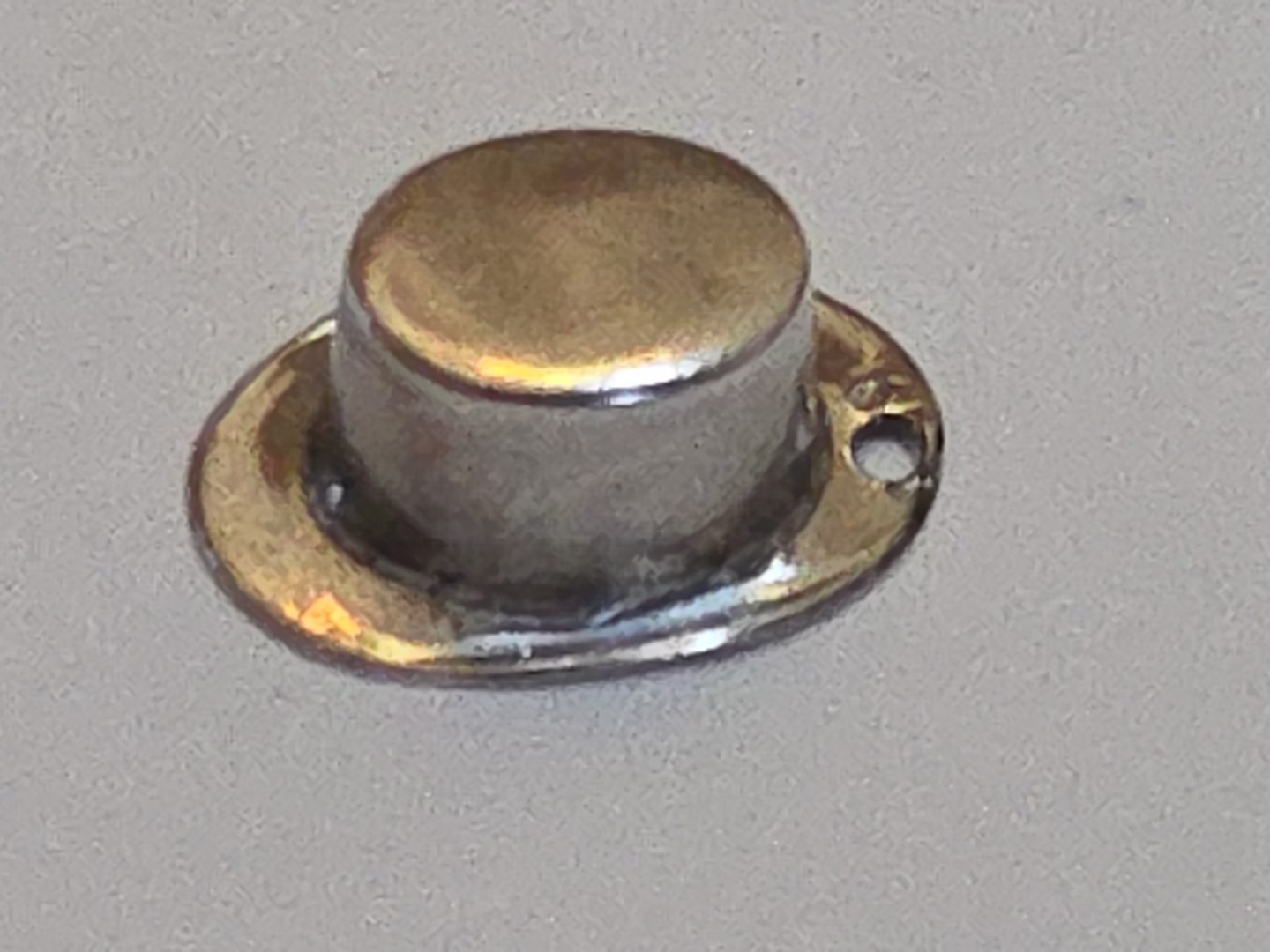 Sterling Silver ~ Top Hat Charm ~ NICE Simple Design ~ VINTAGE