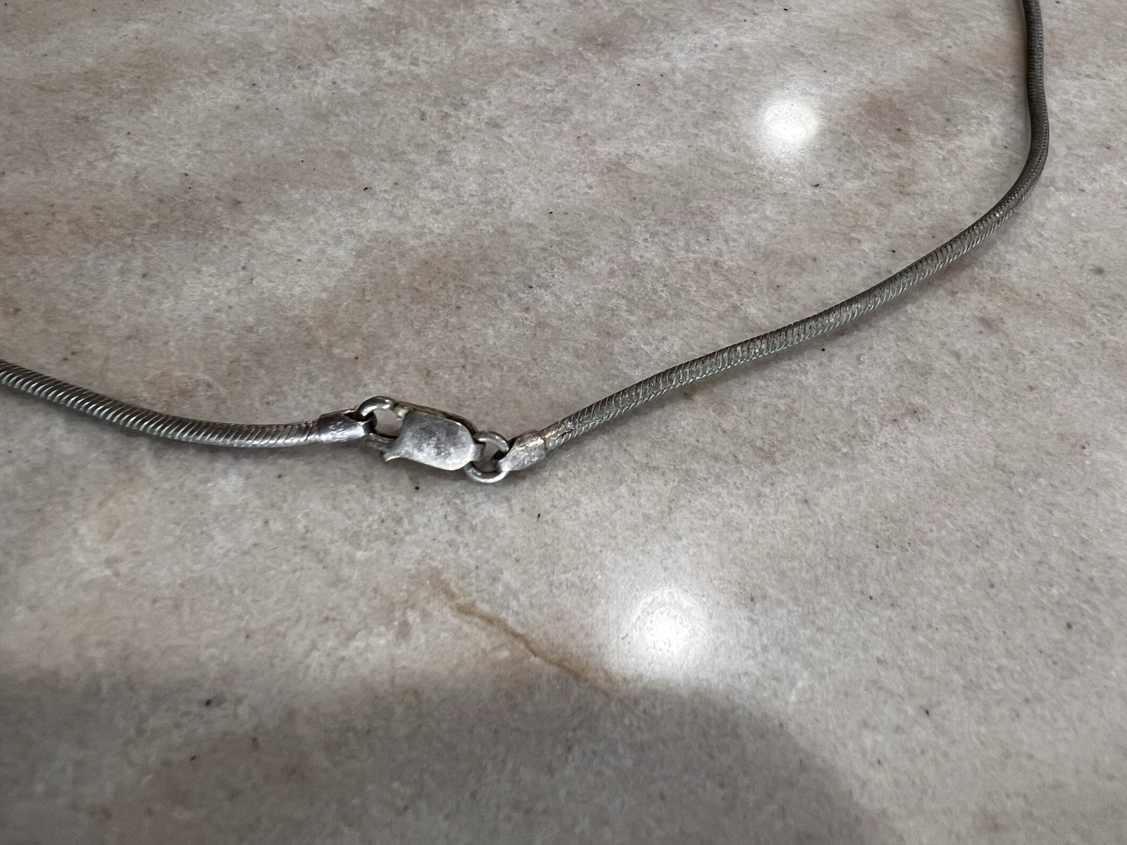 Vintage Mex 925 Sterling Silver Cross Necklace. Weight: 48 Grams Sterling