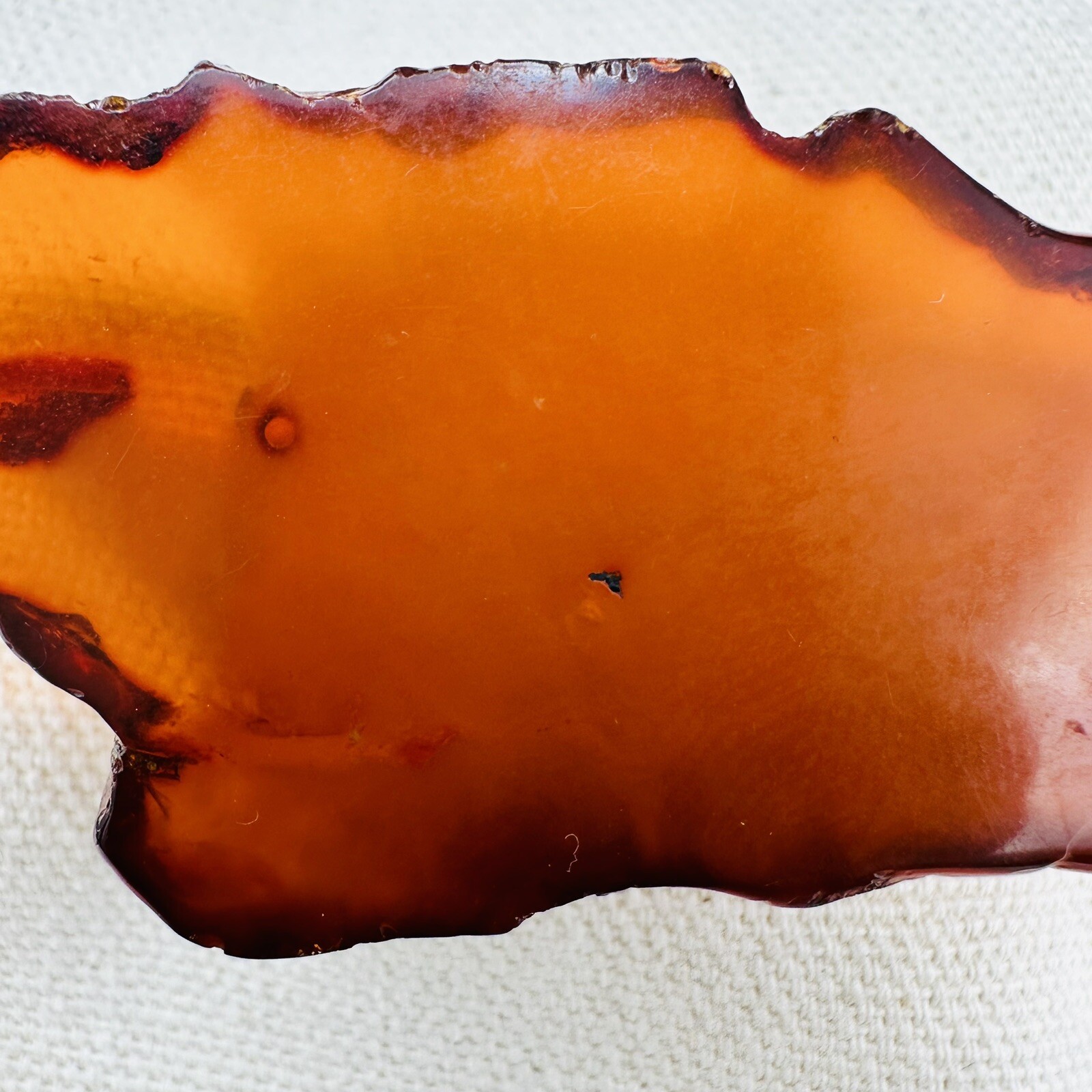 Vintage Genuine Baltic Amber Cognac Brooch USSR 1960s