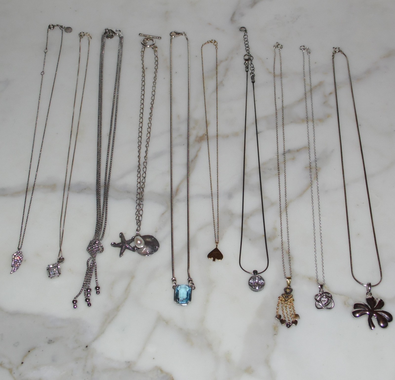 Vintage Jewelry Lot Sterling Silver 925 Wearable Signed Silpada Italy Necklace