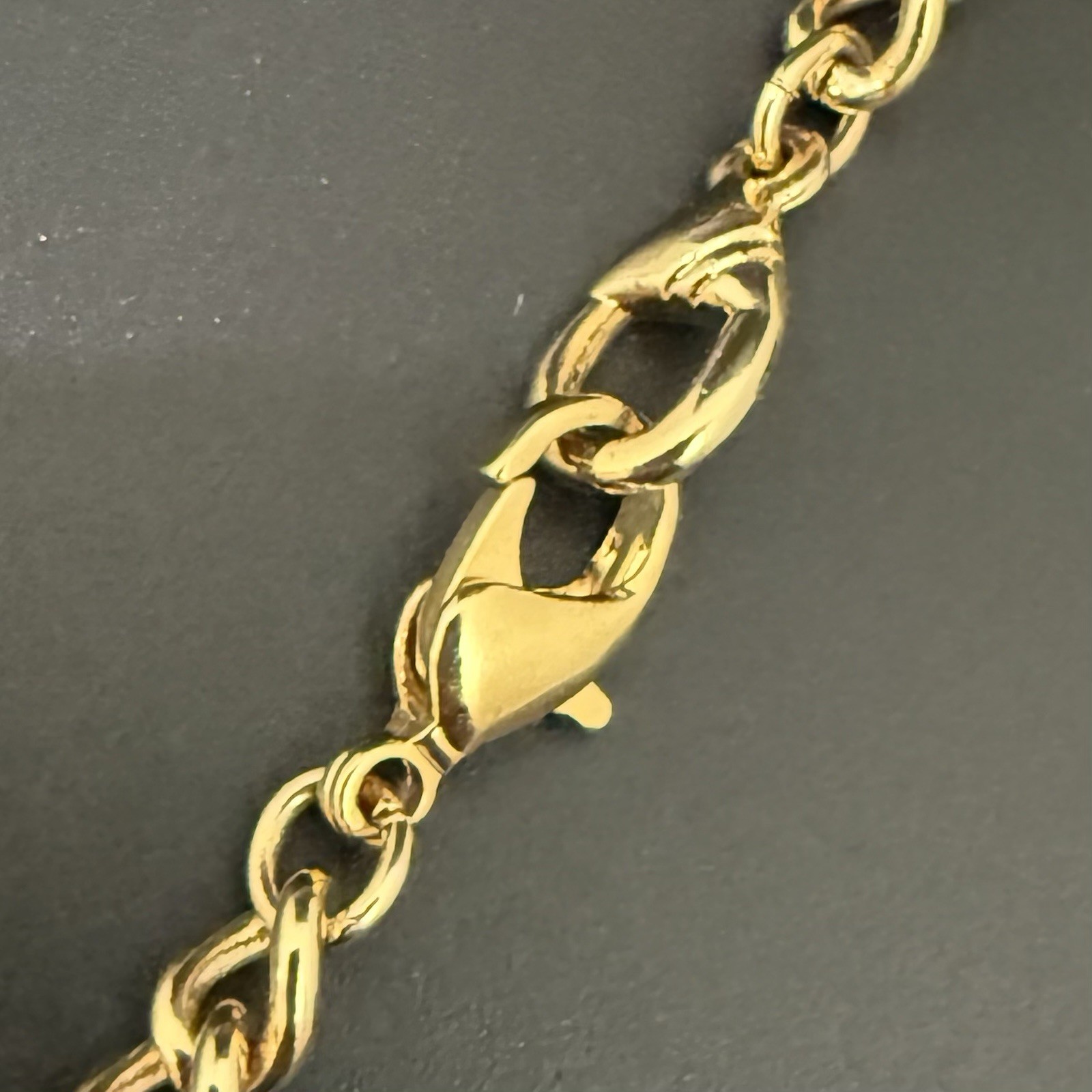 Vintage LCI Liz Claiborne Gold-tone Tarot Flower Star Moon Charm 38”Necklace 83g