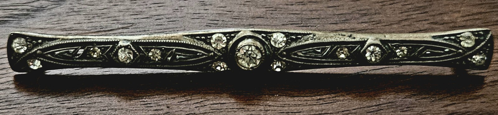 Vintage Silverite Pin Circa 1900.