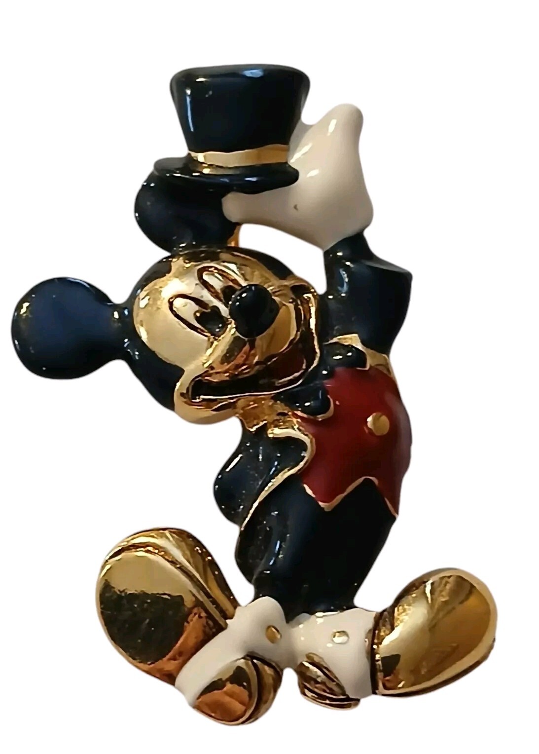 NAPIER Signed DISNEY MICKEY MOUSE Enamel Pin No Loss Enamel EUC