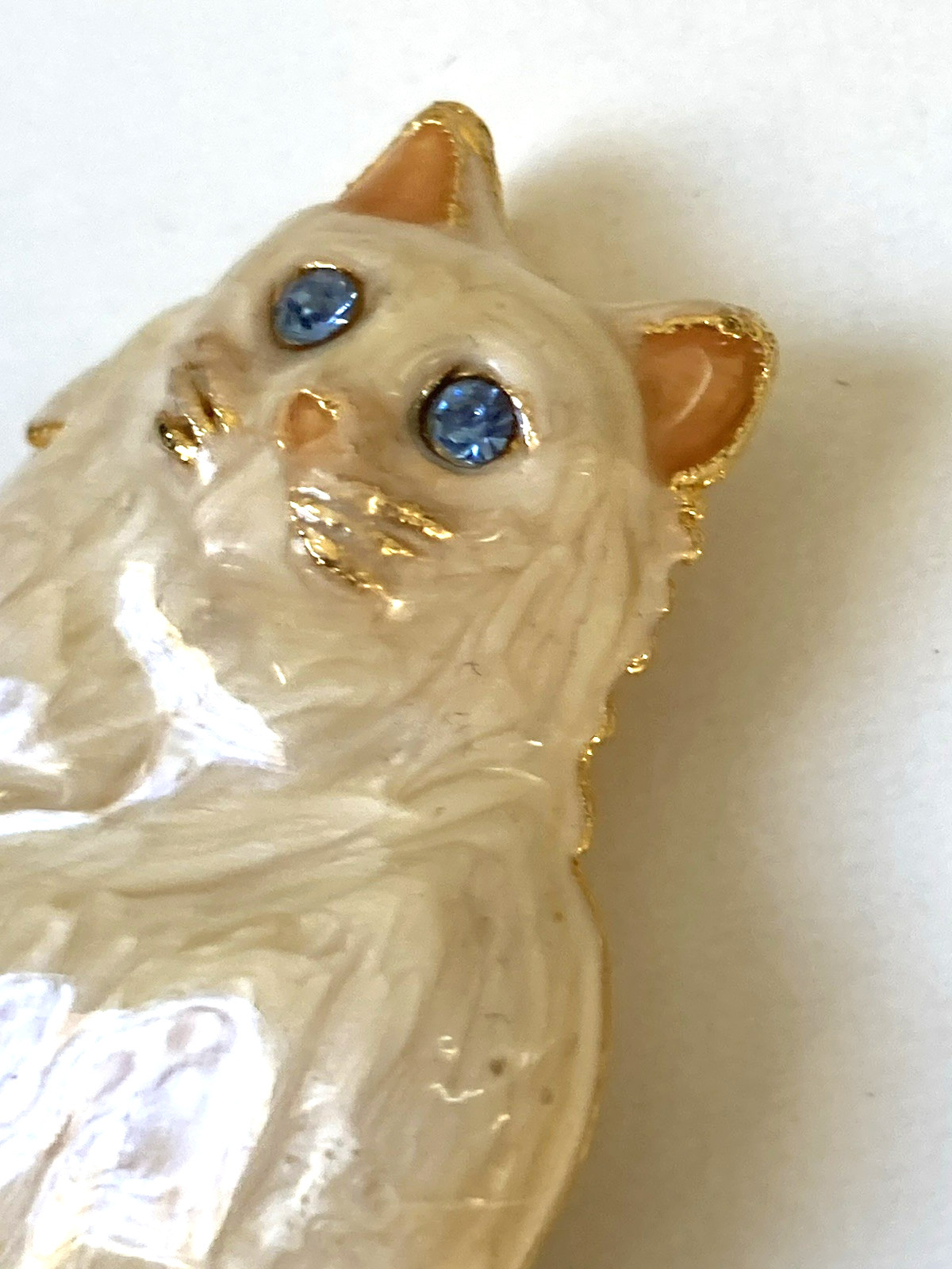 1950s-1980s Cat Brooch Lot of 4 with Boucher Siamese Cat and 1950s Hep Cat