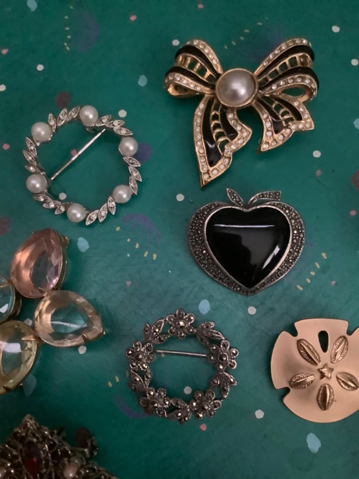 Lot 10 Assorted Pins Monet Avon