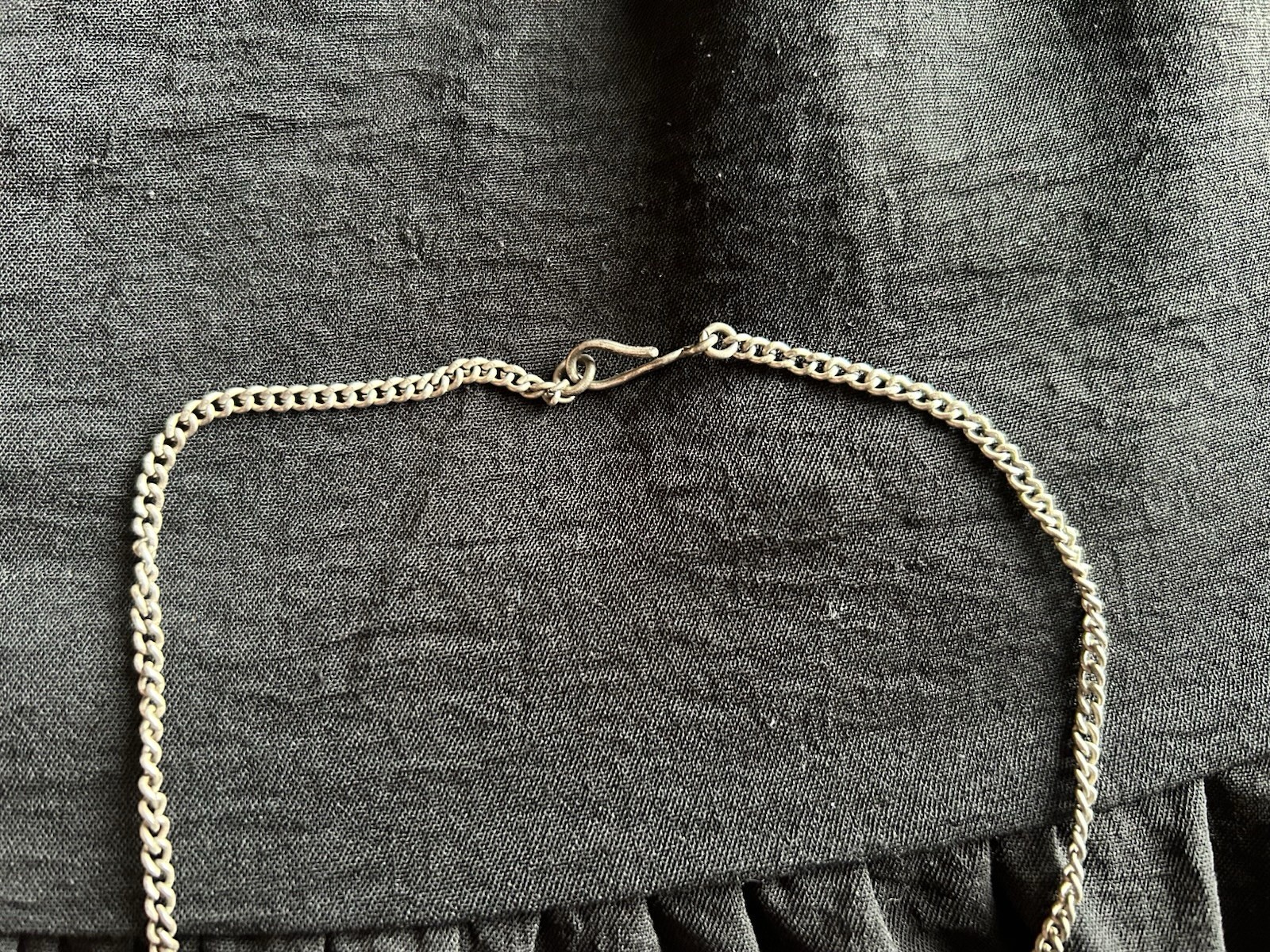 VTG Rare Spun Silver Filigree Artisan Flower Dangle Bib Statement Panel Necklace