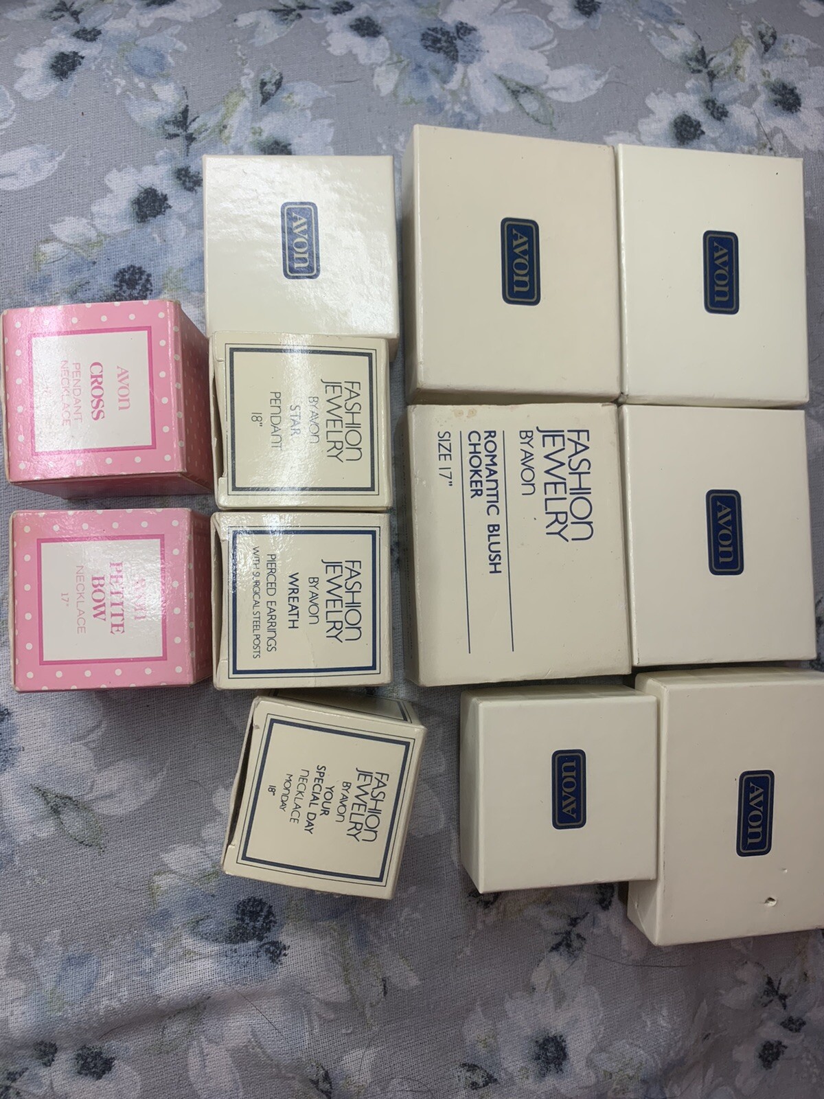 10 Pcs Vintage Avon Collectors New In Box /never Used
