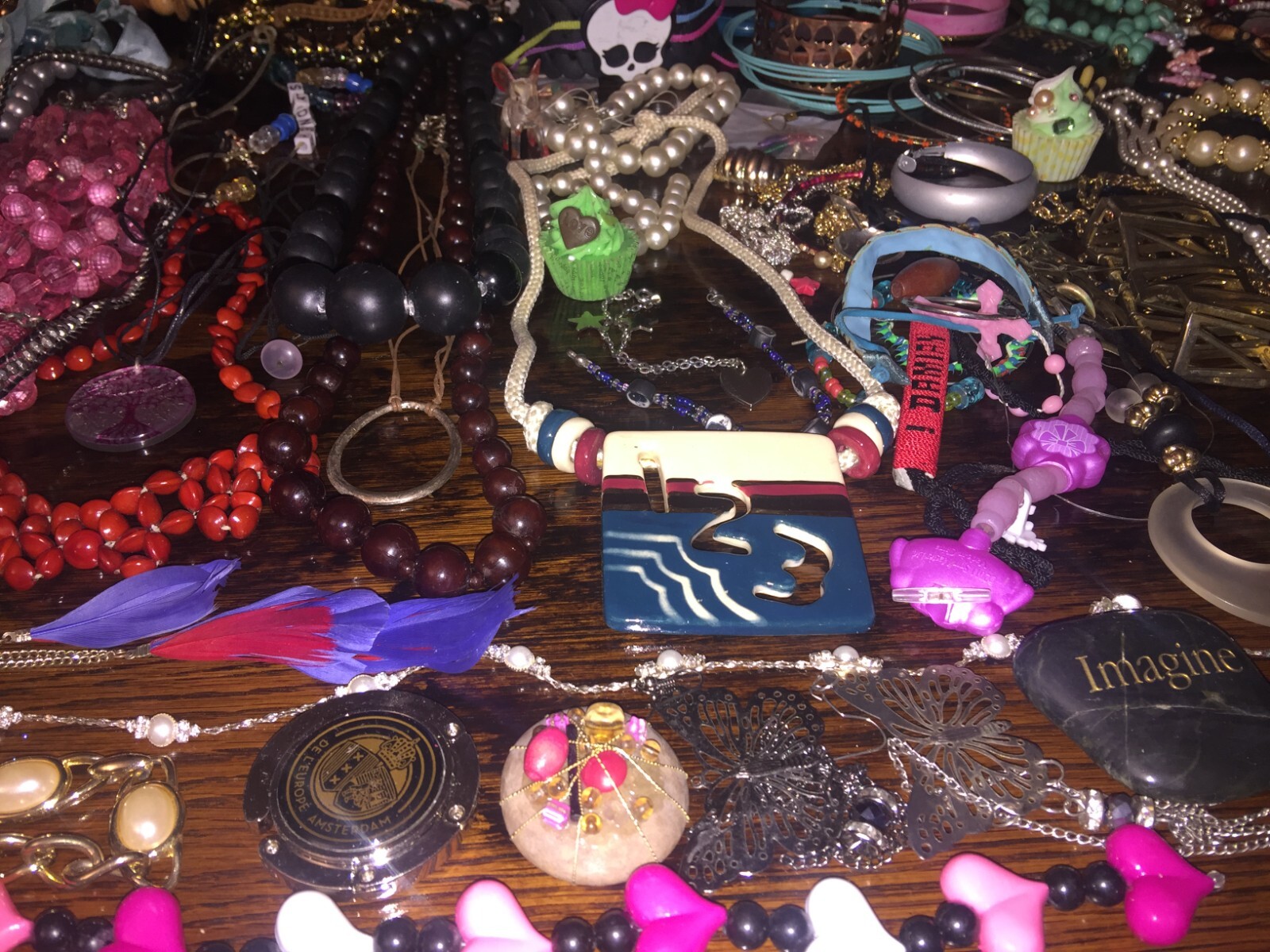 6+ LBS Vintage To Modern FASHION JEWELRY Lot All Wearable!! JLMIX40