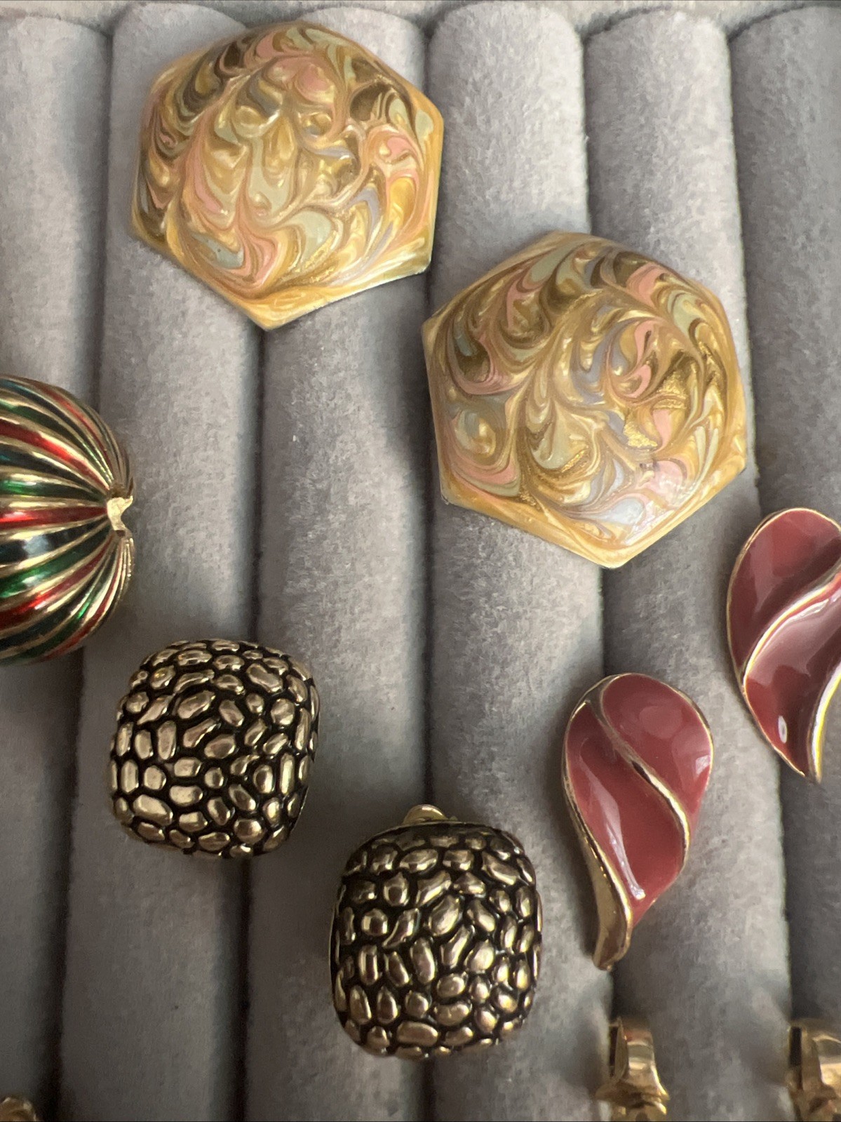Vintage Earrings lot Monet Avon More 9 pairs