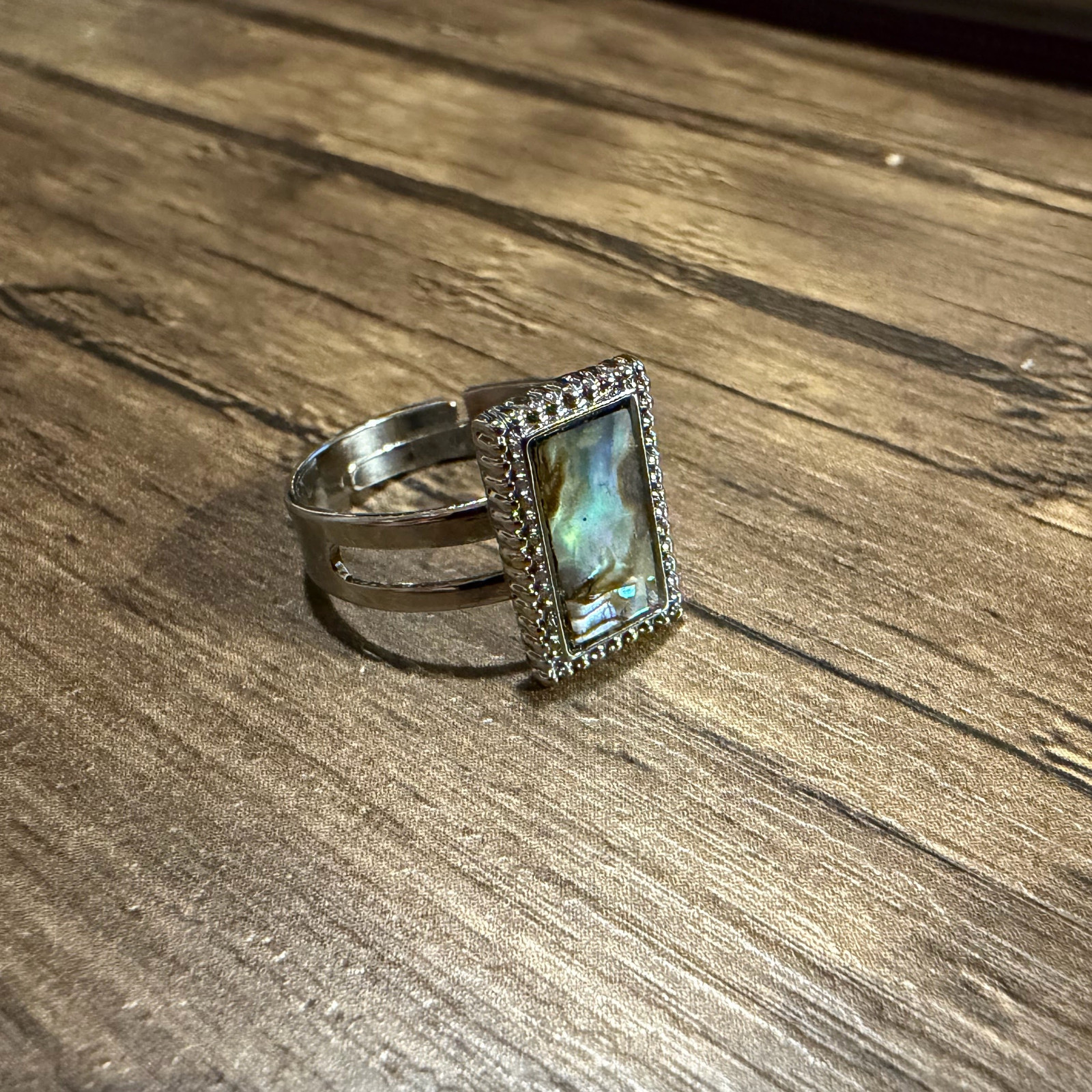 Abalone Ring Adjustable Size