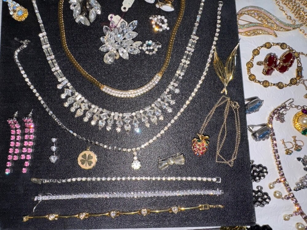 High End Vintage Jewelry Lot Eisenberg Austria Juliana KJL Weiss Sterling Silver