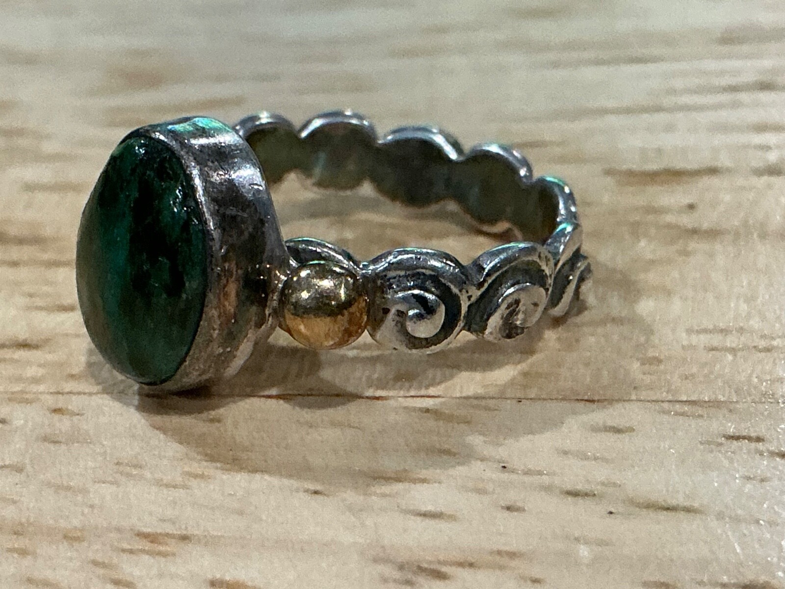 Amy Kahn Russell Ring 18K & 925 Sterling Silver AKR
