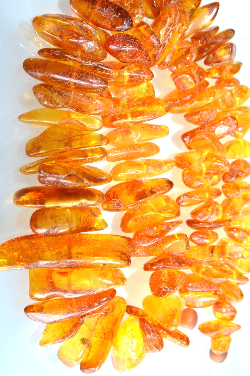 72gr RUSSIAN SOVIET BALTIC AMBER BEAD NECKLACE 琥珀 BRACELET STONE PENDANT EARRING