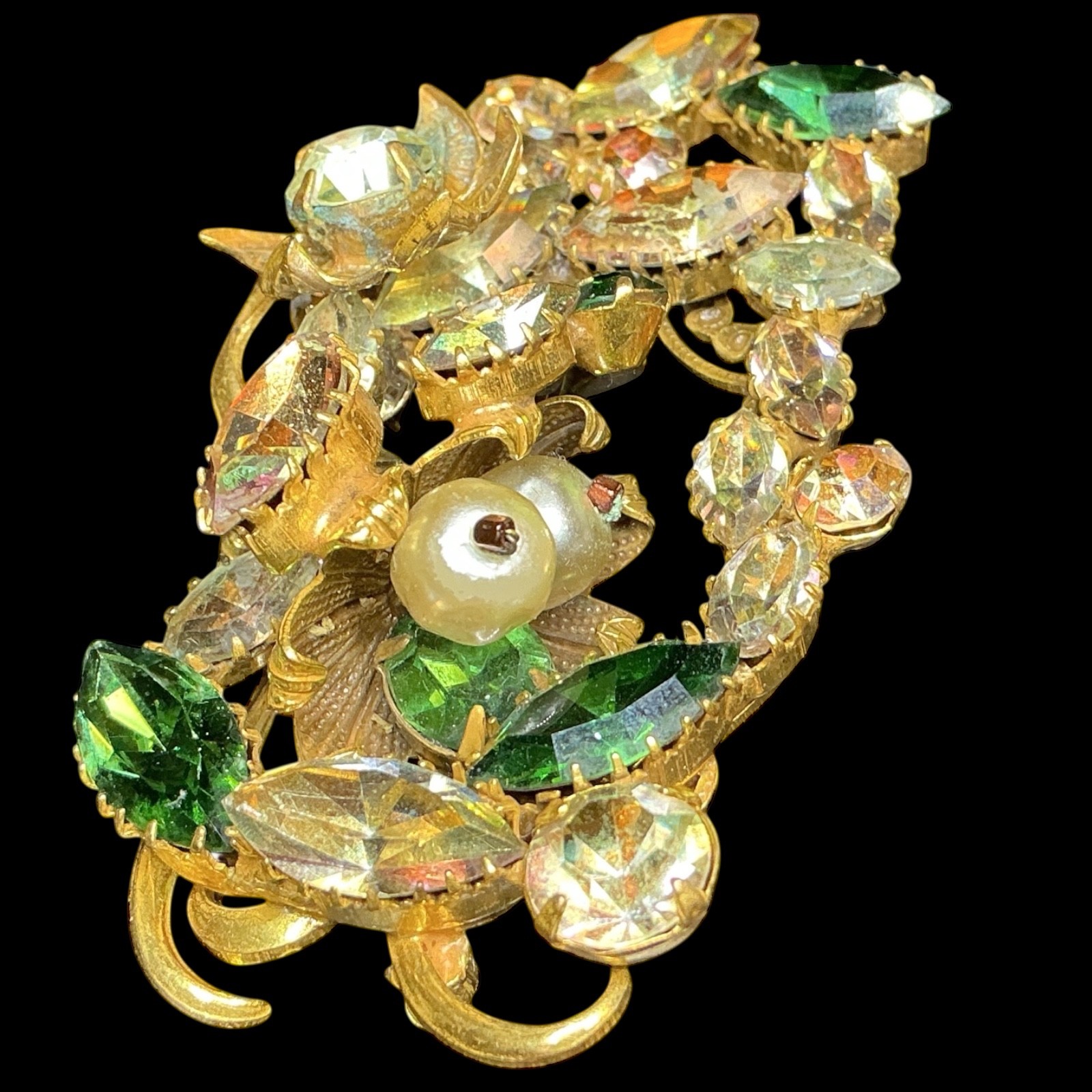 COLLECTIBLE “ORIGINAL BY ROBERT” BROOCH SIGNED Mid-Century FREE Shpg Charity