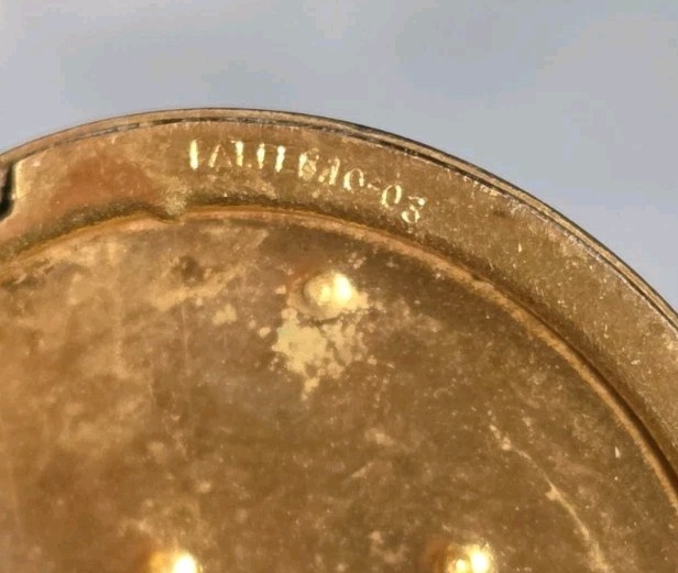 Victorian Rose Gold Filled Paste Locket