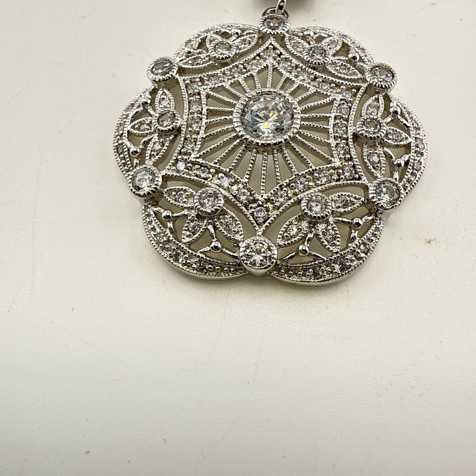 Joseph Esposito Necklace Art Deco Sterling Silver Magnetic Interchangeable 925