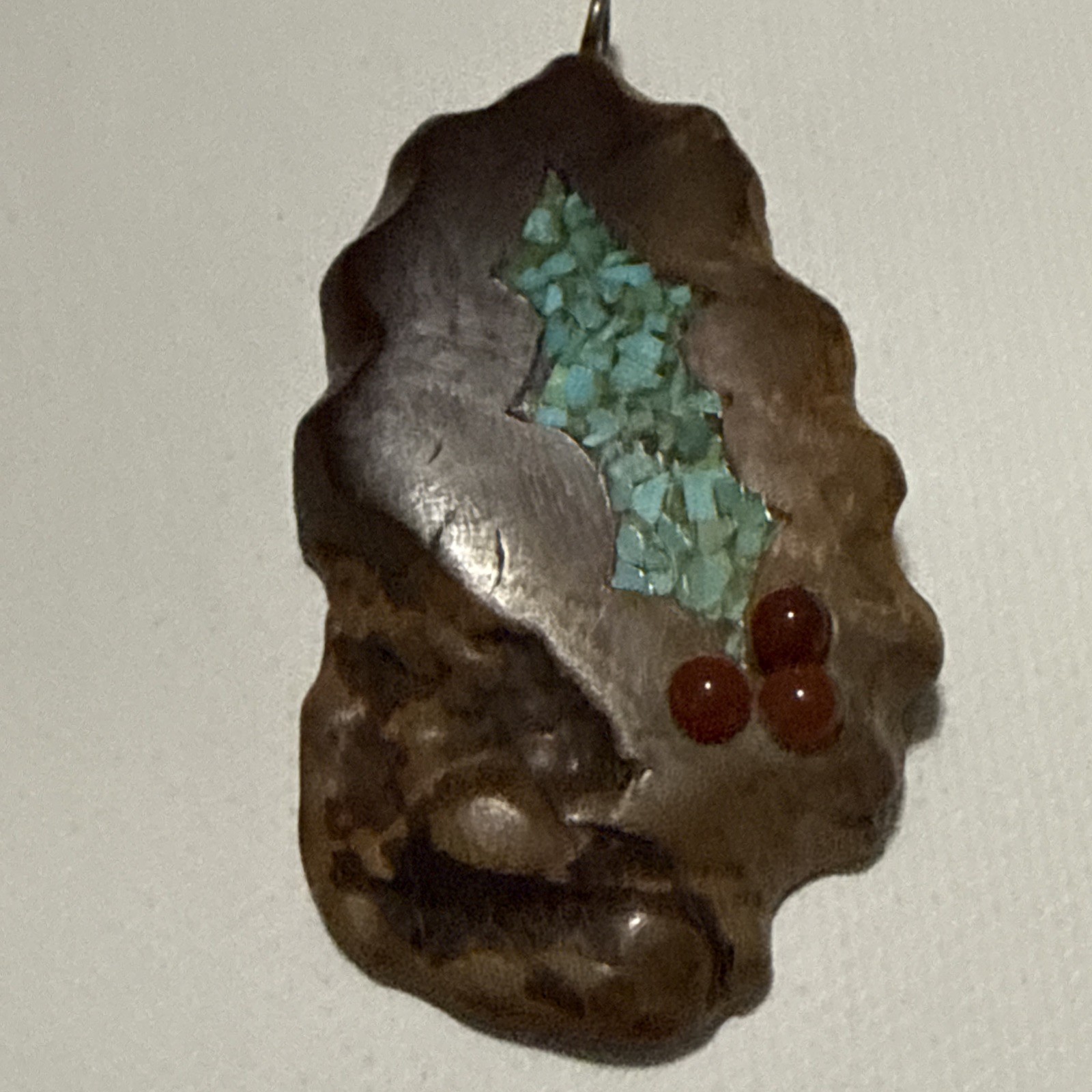 Beautiful Pendant with Inlayed Turquoise