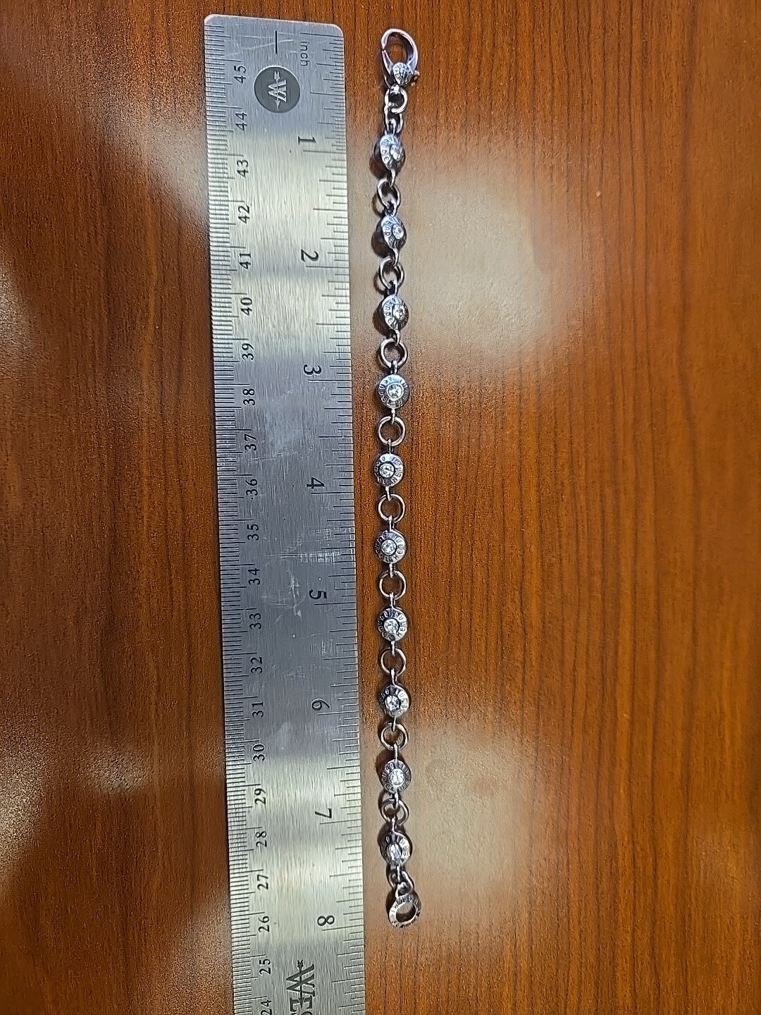 Henri Bendel New York Luxe Silver Swarovski Crystal Lobster Claw Bracelet