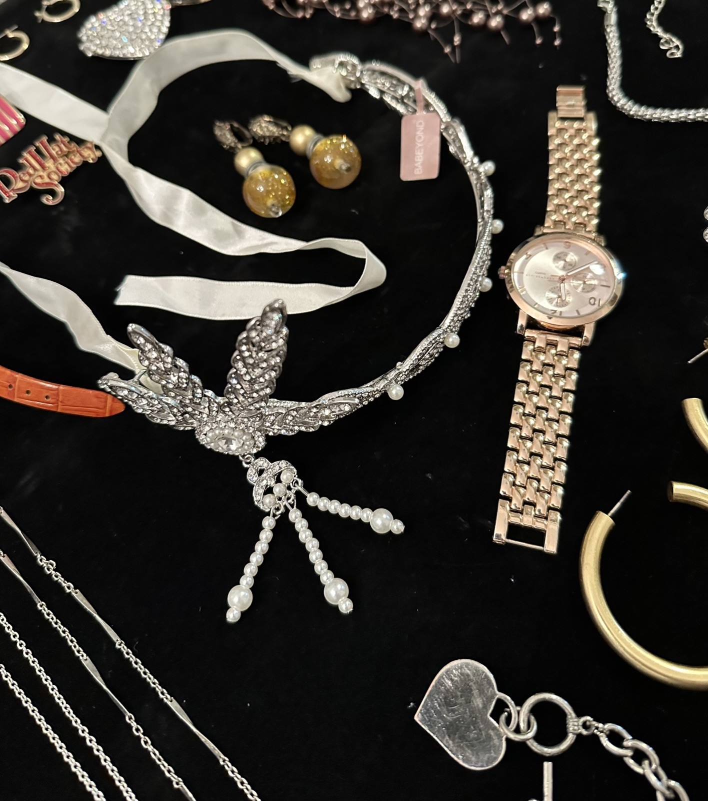 Vintage Costume Jewelry ALL WEARABLE used Lot Some Signed