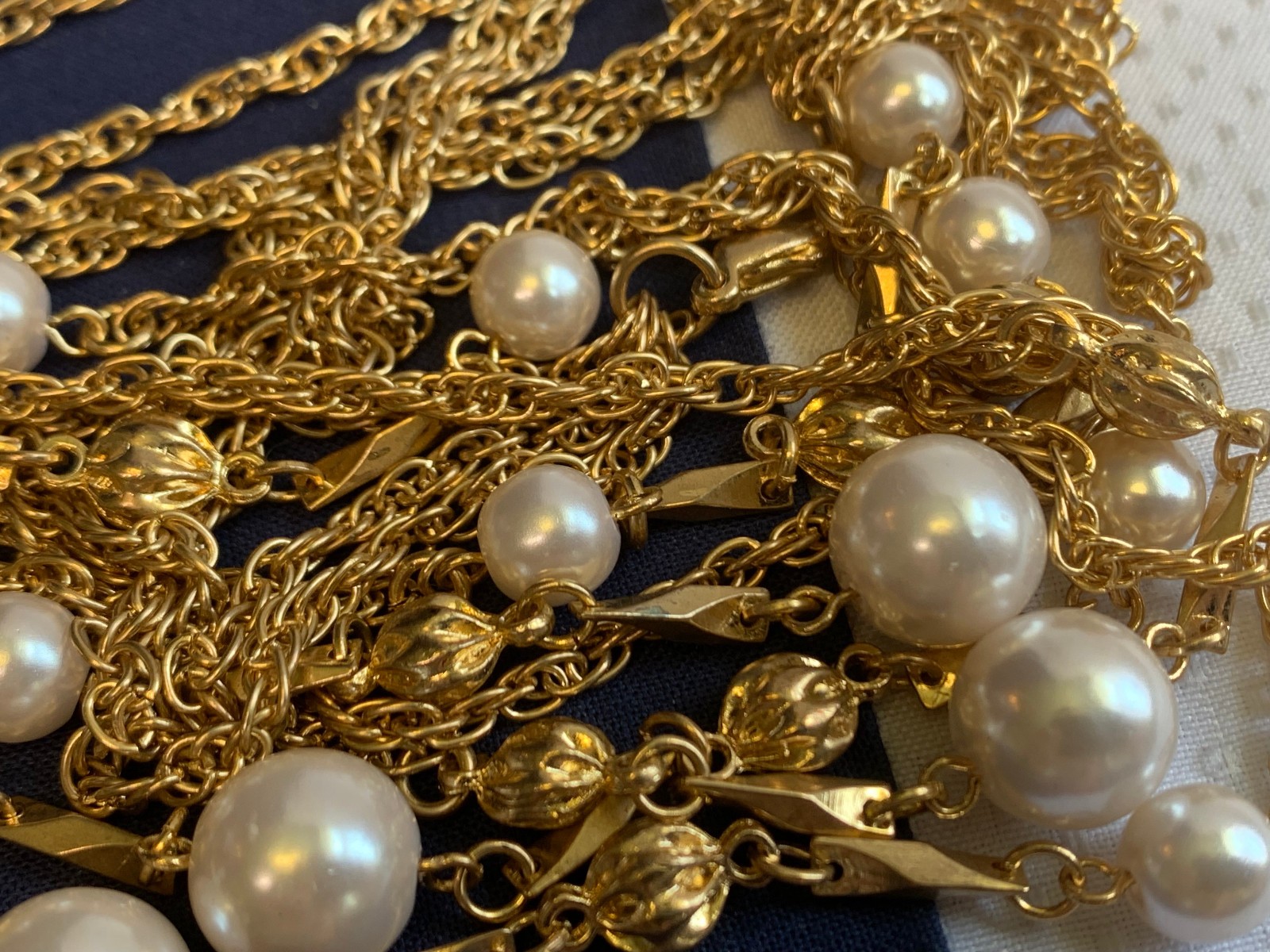 Vtg Costume Jewelry Lot Dauplaise CRL Avon Necklaces Bracelets Anklet Charms