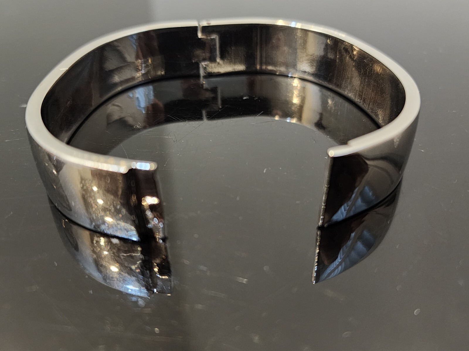Vintage Sterling Silver Bangle Bracelet MCM Thick and Heavy 64 Grams