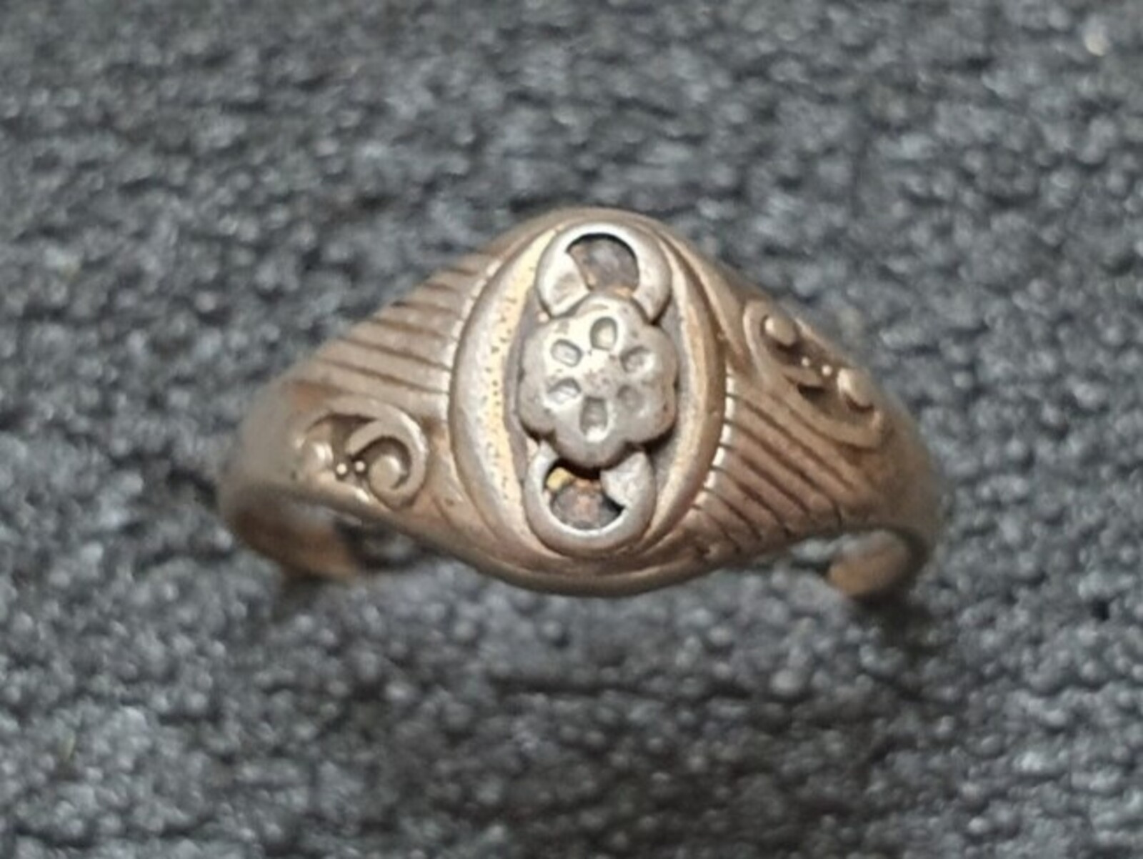 Vintage Soviet USSR ring sterling silver 875 ⭐ Size 7.5 Weight 2.4 g.
