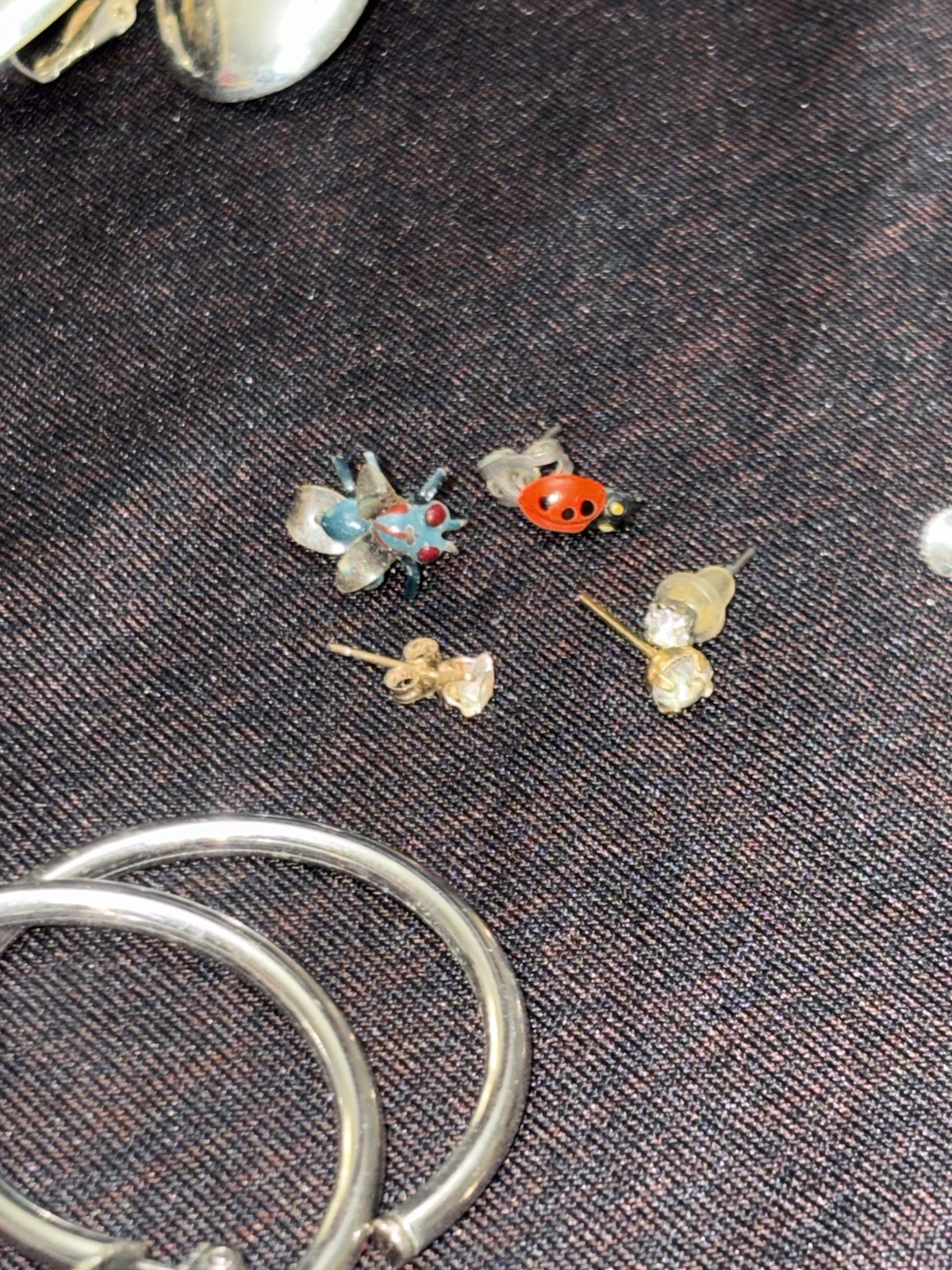 Vintage Mixed Lot Earrings 60s-80s theme costume jewelry