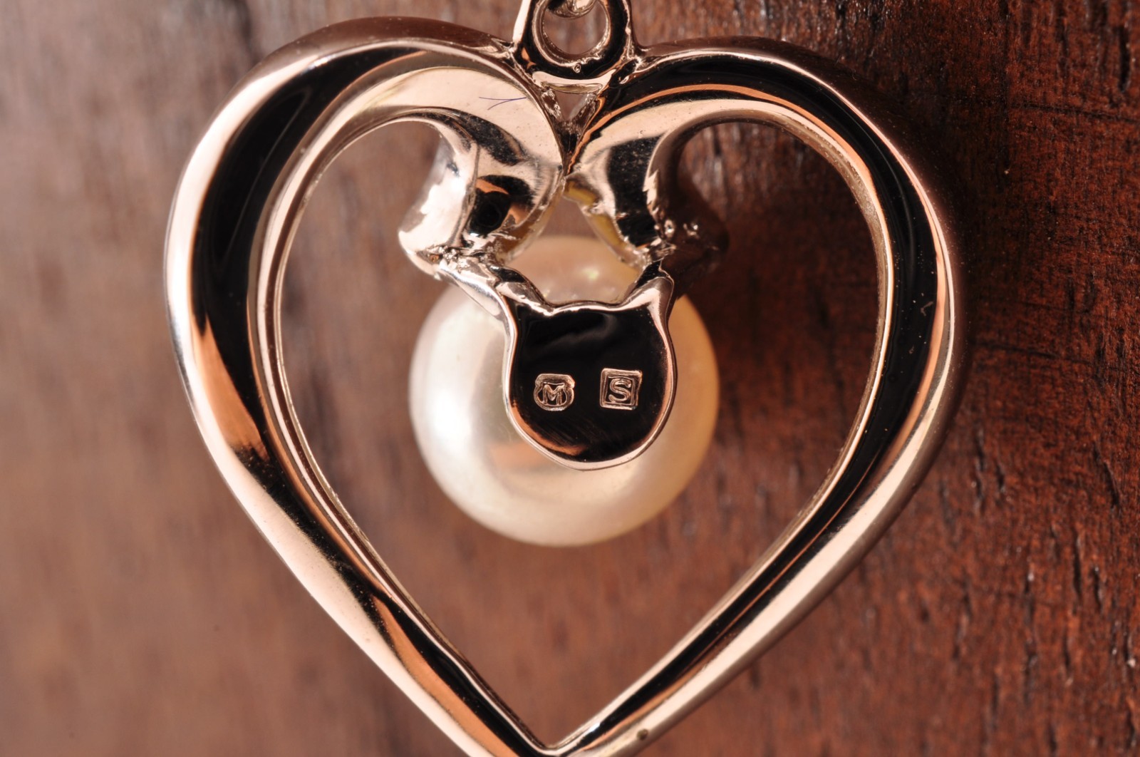 Near mint Japan brand “MIKIMOTO” Akoya pearl pendant 925 silver (total 10.0ct).