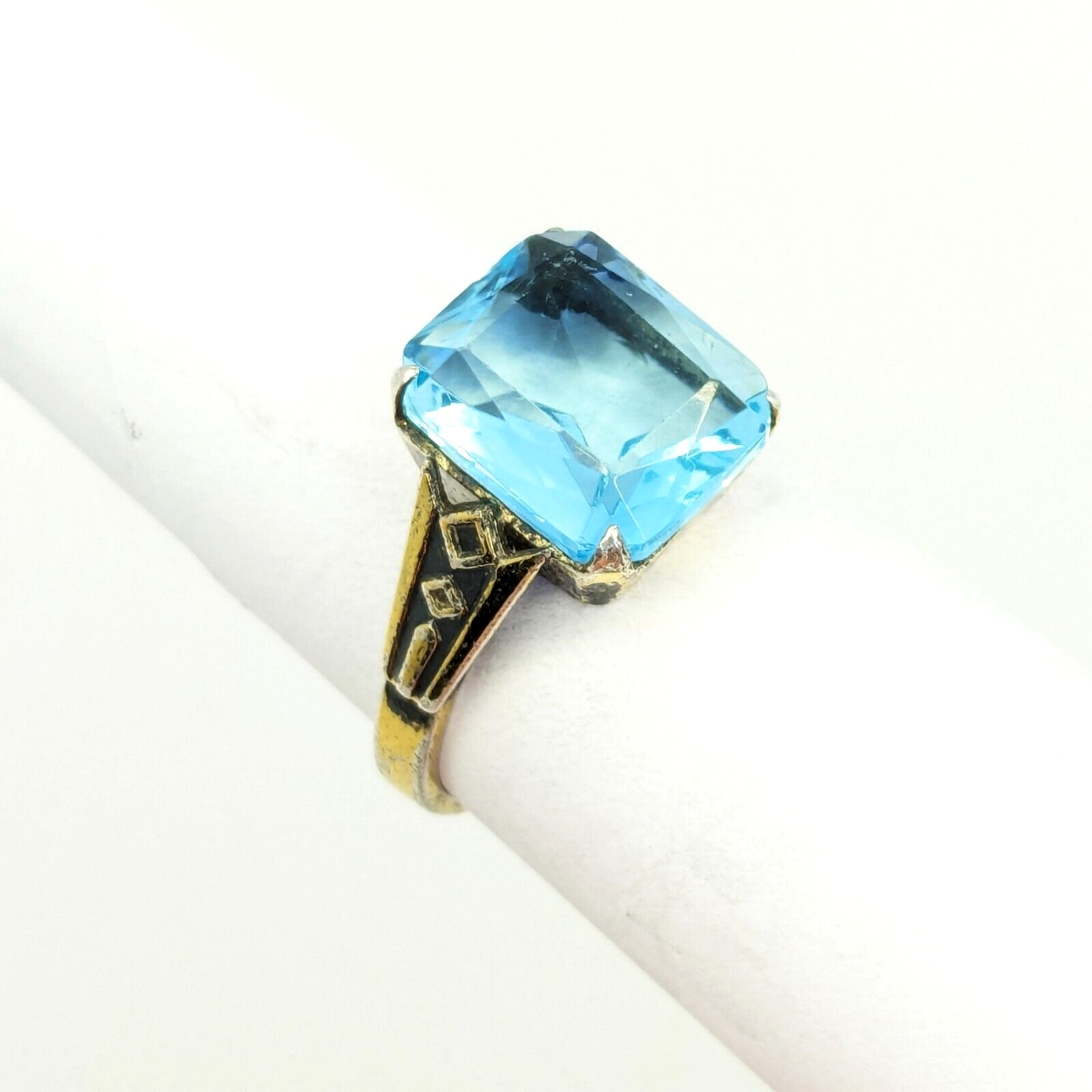 Vintage Luxury Soviet Silver RING ⭐875 stamp Star USSR size: 8US (18.5mm) | #100