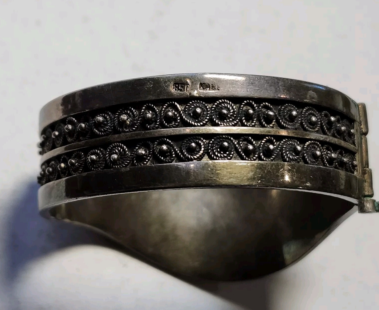 Vintage Berber Bracelet Kabe 850 Silver Morocco