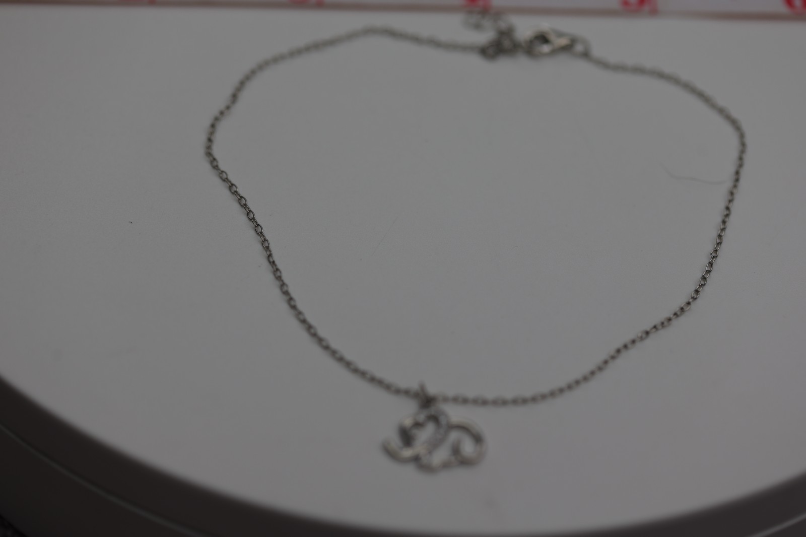 Elephant Pendant with Gemstones Dangle Bracelet Sterling Silver