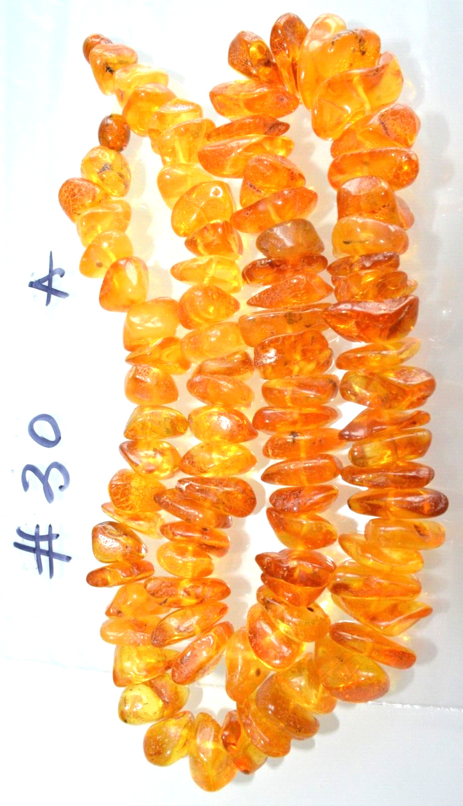 61gr RUSSIAN SOVIET BALTIC AMBER BEAD NECKLACE 琥珀 BRACELET STONE PENDANT EARRING