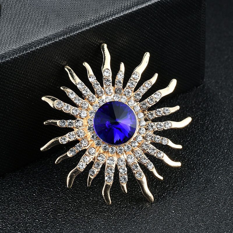 Unisex Vintage Flower Brooch Enamel Pin Antique Jewelry Gift Accessories