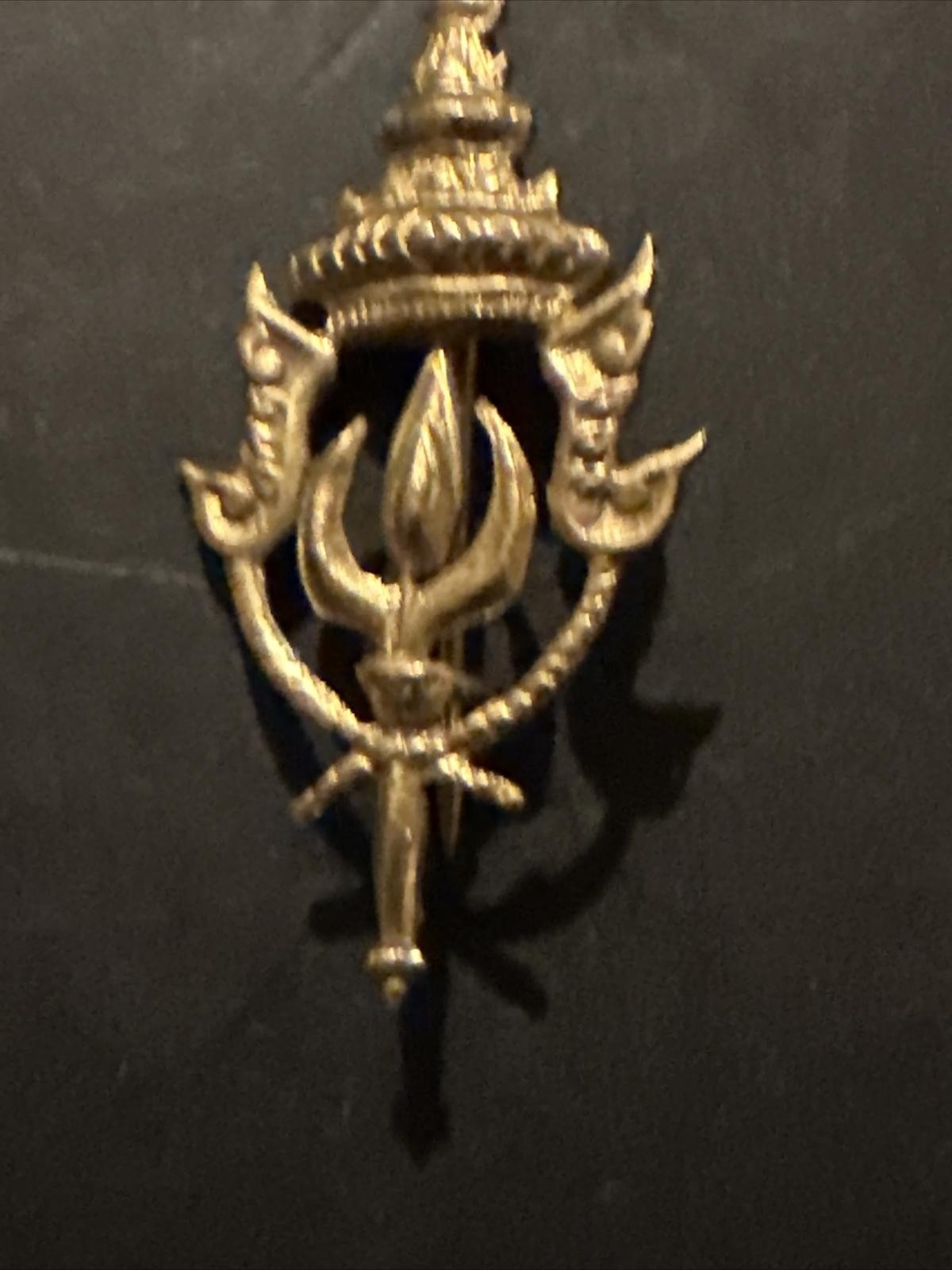 Vintage Trident Pin, Angels. not sure where from . European?