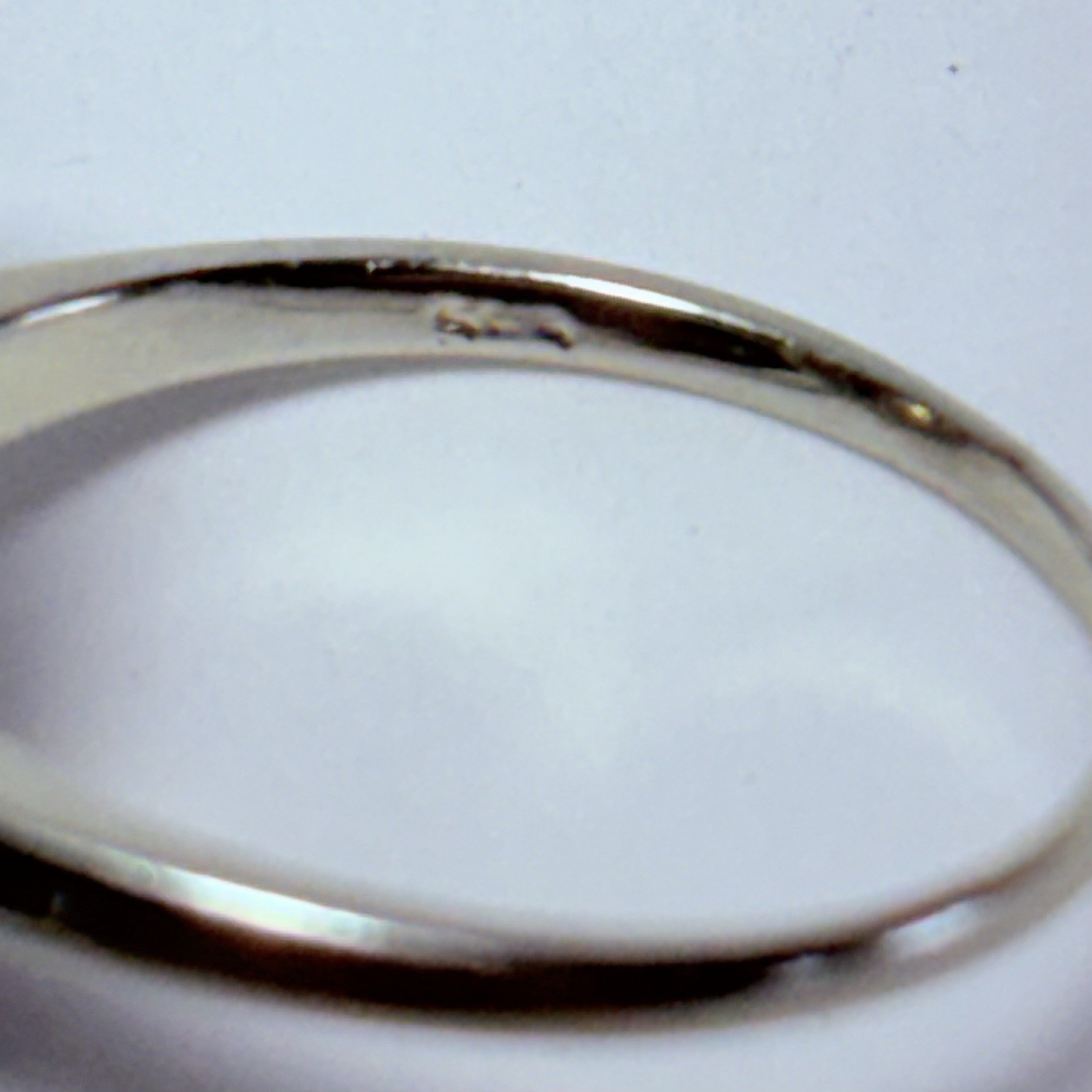 GG Certified 14K Gold .26ctw Old European & Rose Cut Diamond Size 3.75 Ring 2.1g