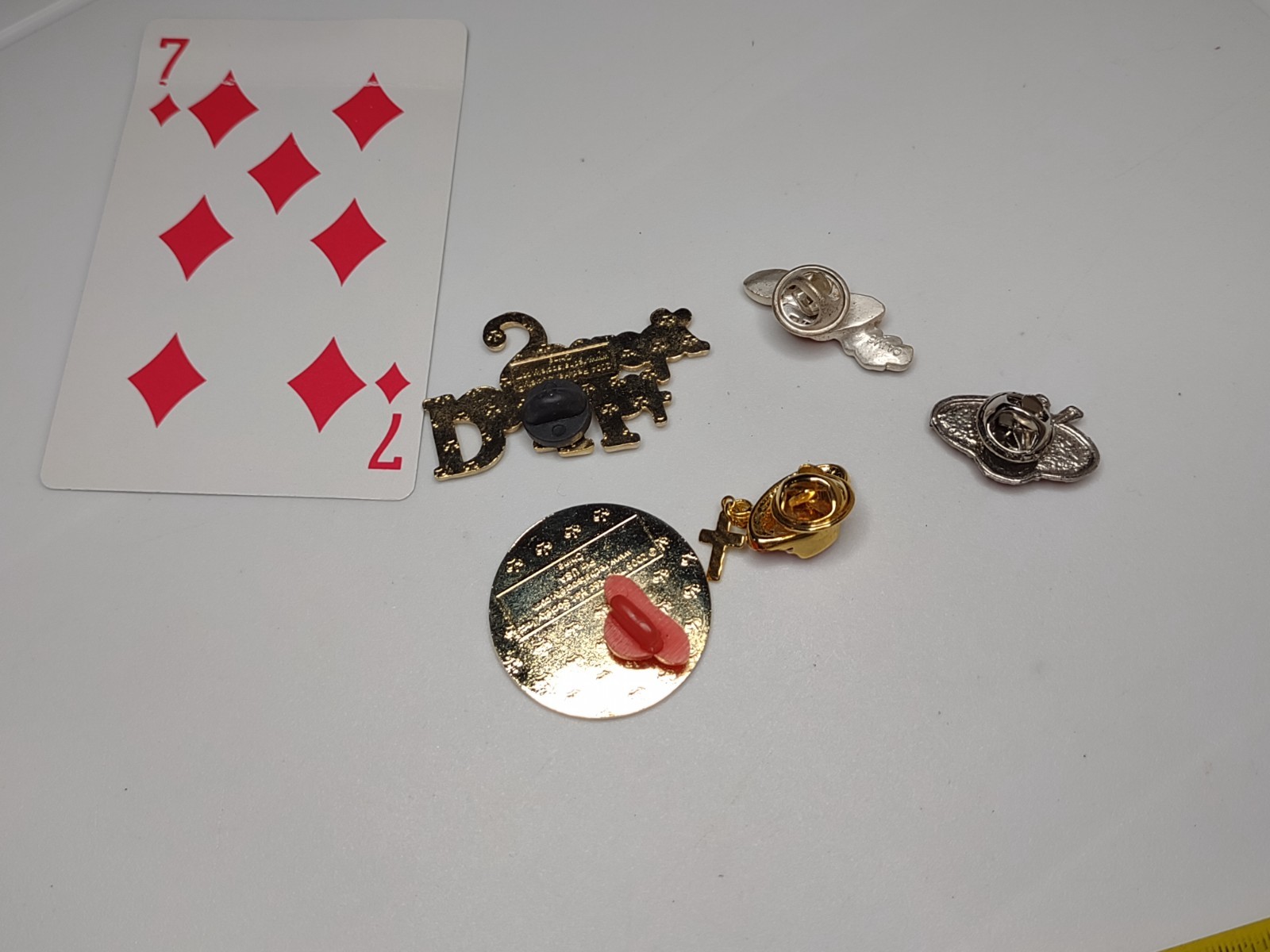 Lot Of 5 Red Hat Society Pins