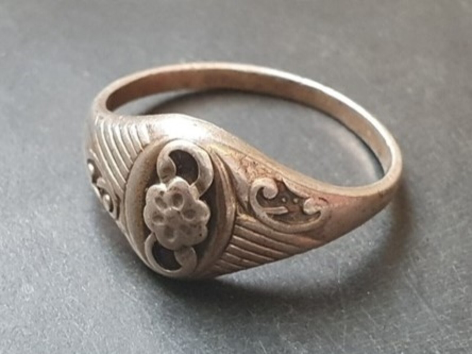 Vintage Soviet USSR ring sterling silver 875 ⭐ Size 7.5 Weight 2.4 g.