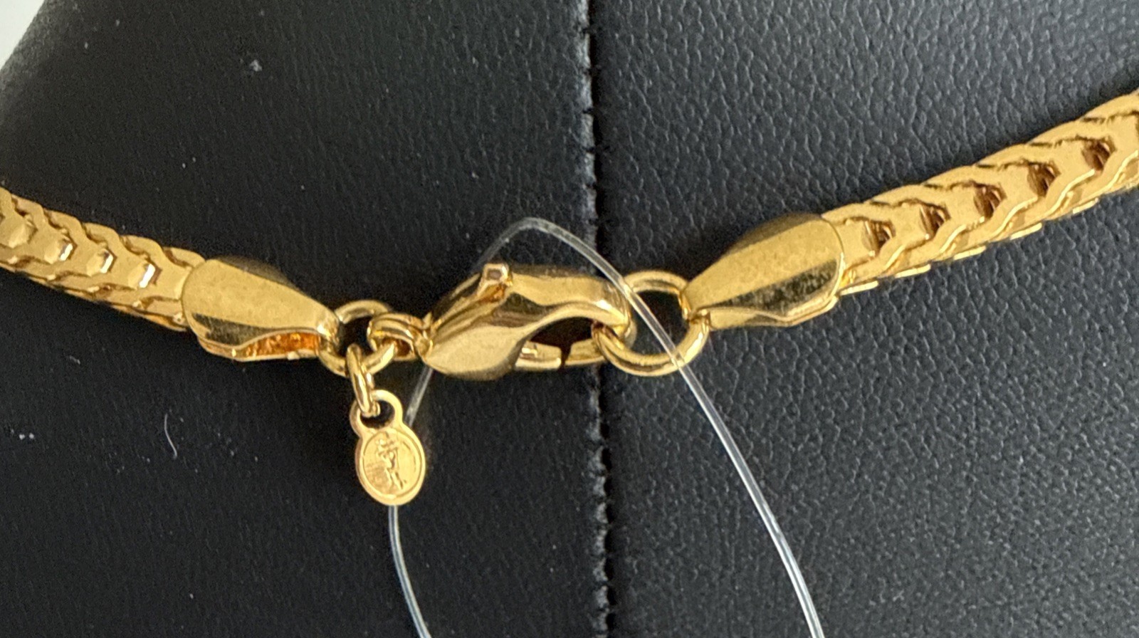 VTG Gold Tone Monet Spiga Wheat Chain 15” New W/O Tags