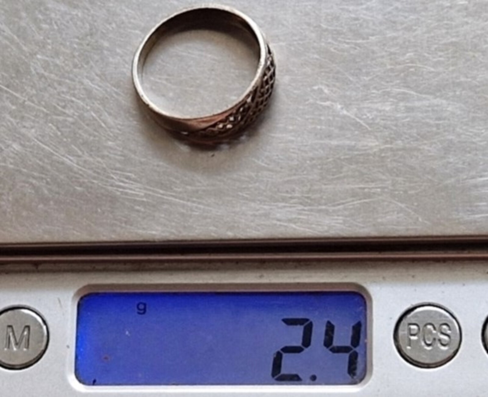 Vintage Soviet USSR ring sterling silver 925 ⭐ Size 8 Weight 2.4 g.