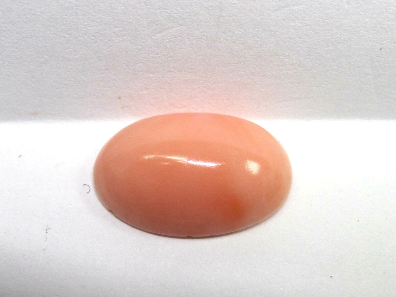 Antique Ladies Light Coral Salmon Colored Shape 17 x 11 mm @ 7.22 Cts